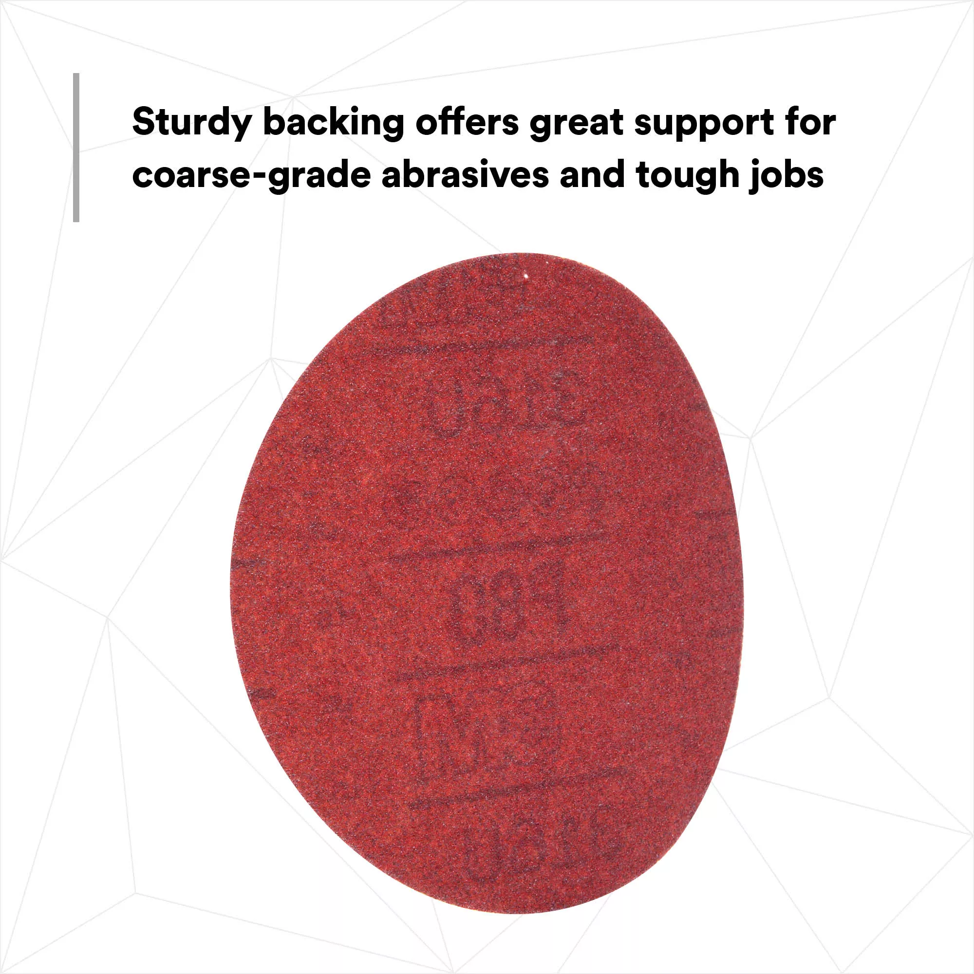 SKU 7000045464 | 3M™ Hookit™ Red Abrasive Disc