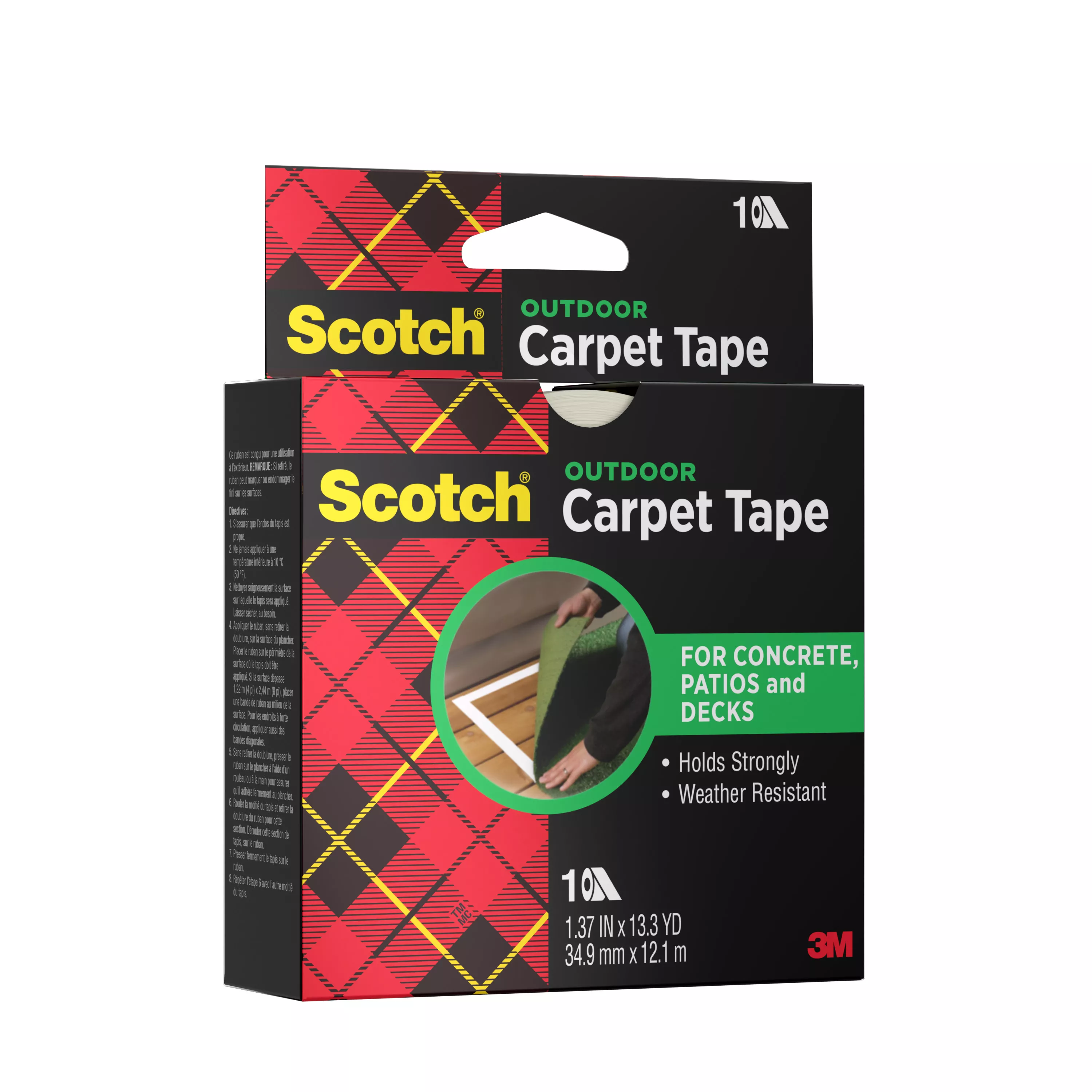 Product Number CT3010 | Scotch® Outdoor Carpet Tape