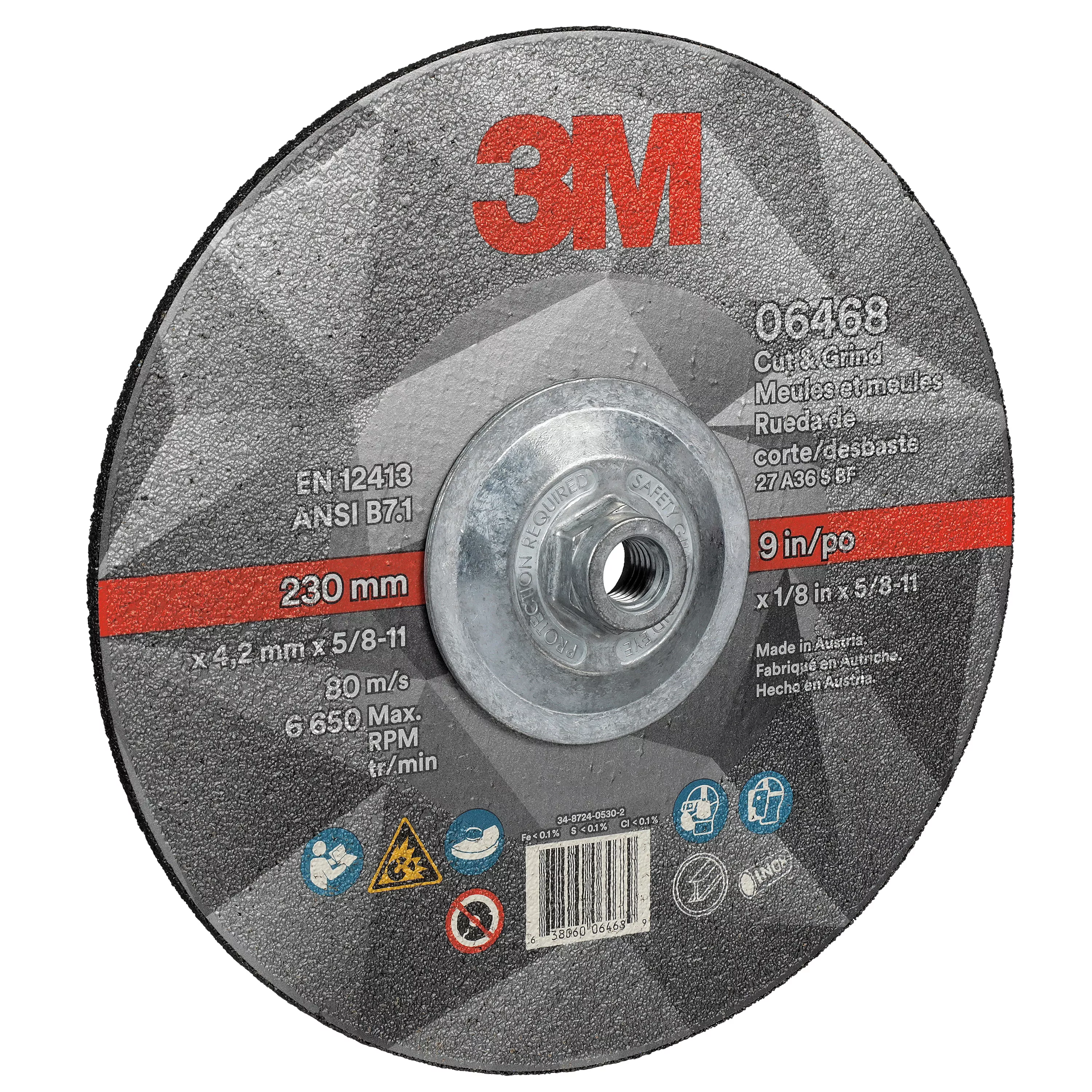 Product Number 06468 | 3M™ Cut & Grind Wheel