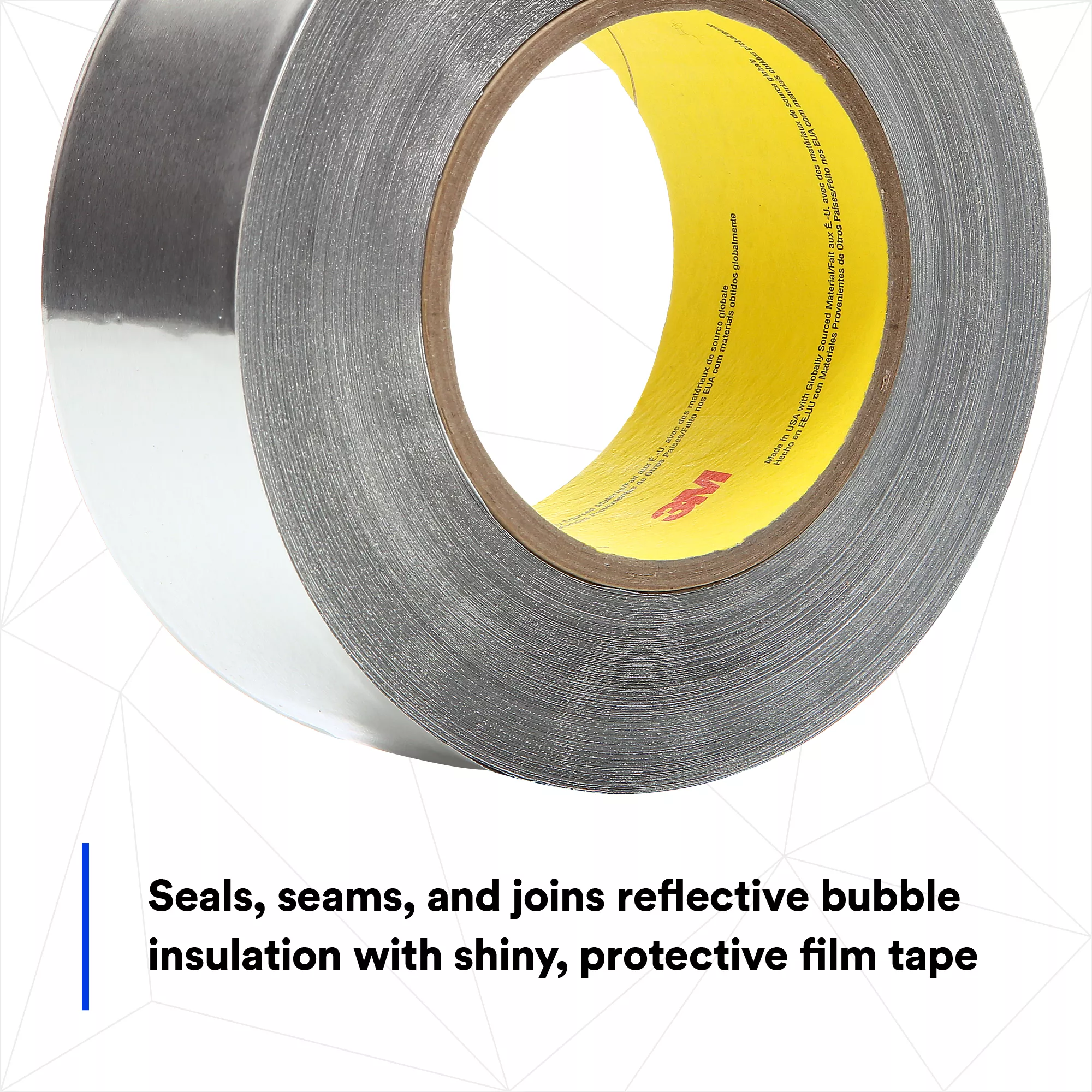 SKU 7100043965 | 3M™ Venture Tape™ Reflective BOPP Tape 1507