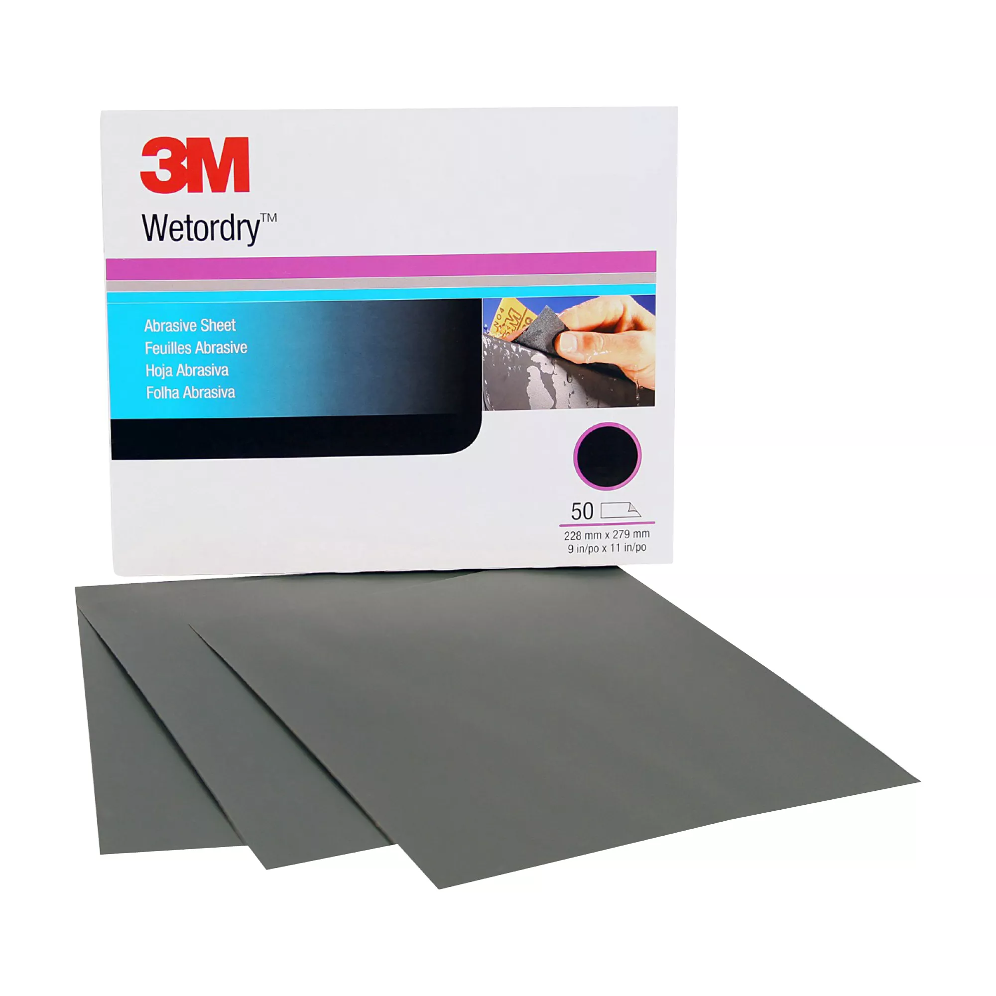 SKU 7100003690 | 3M™ Wetordry™ Abrasive Sheet