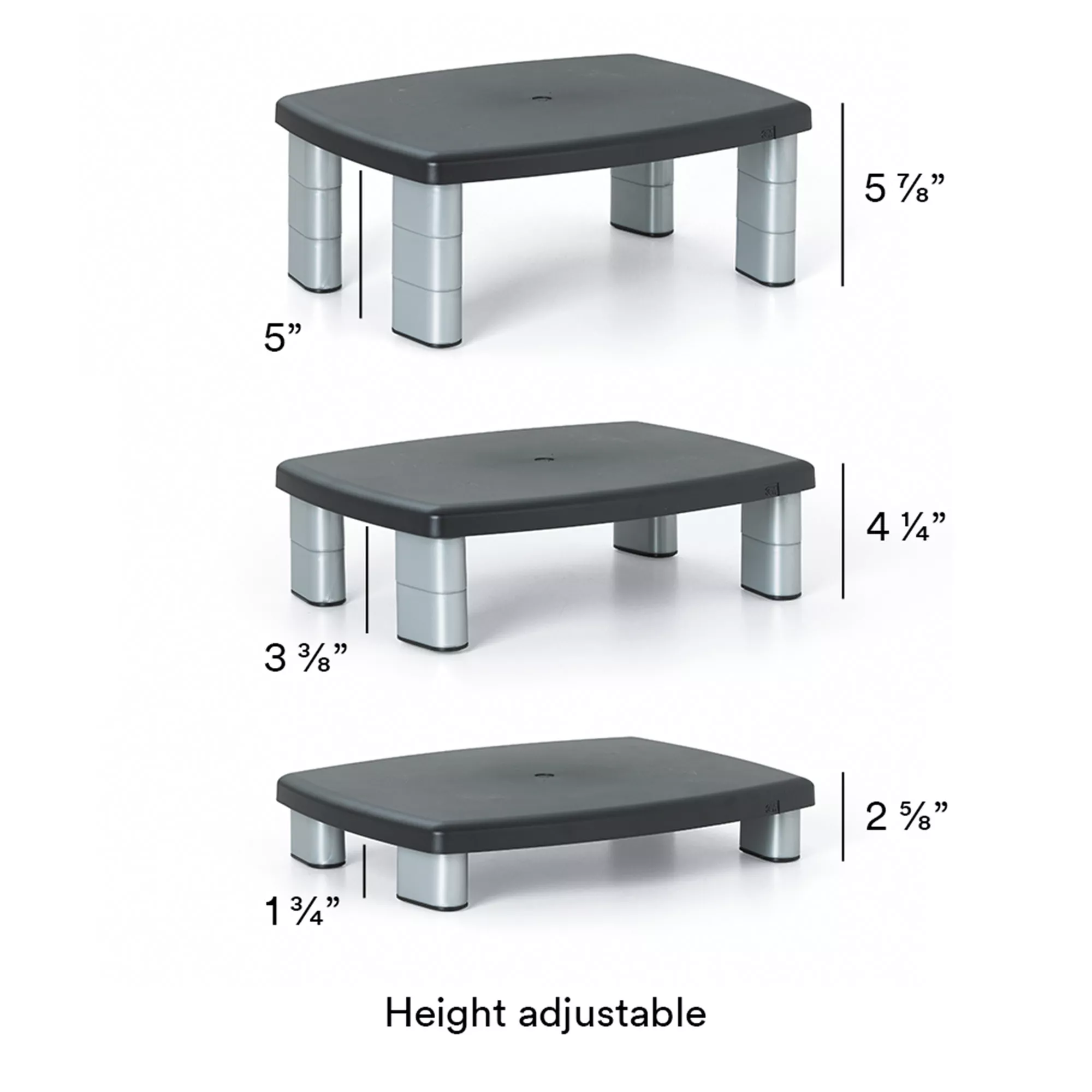 SKU 7100043255 | 3M™ Adjustable Monitor Stand MS80B