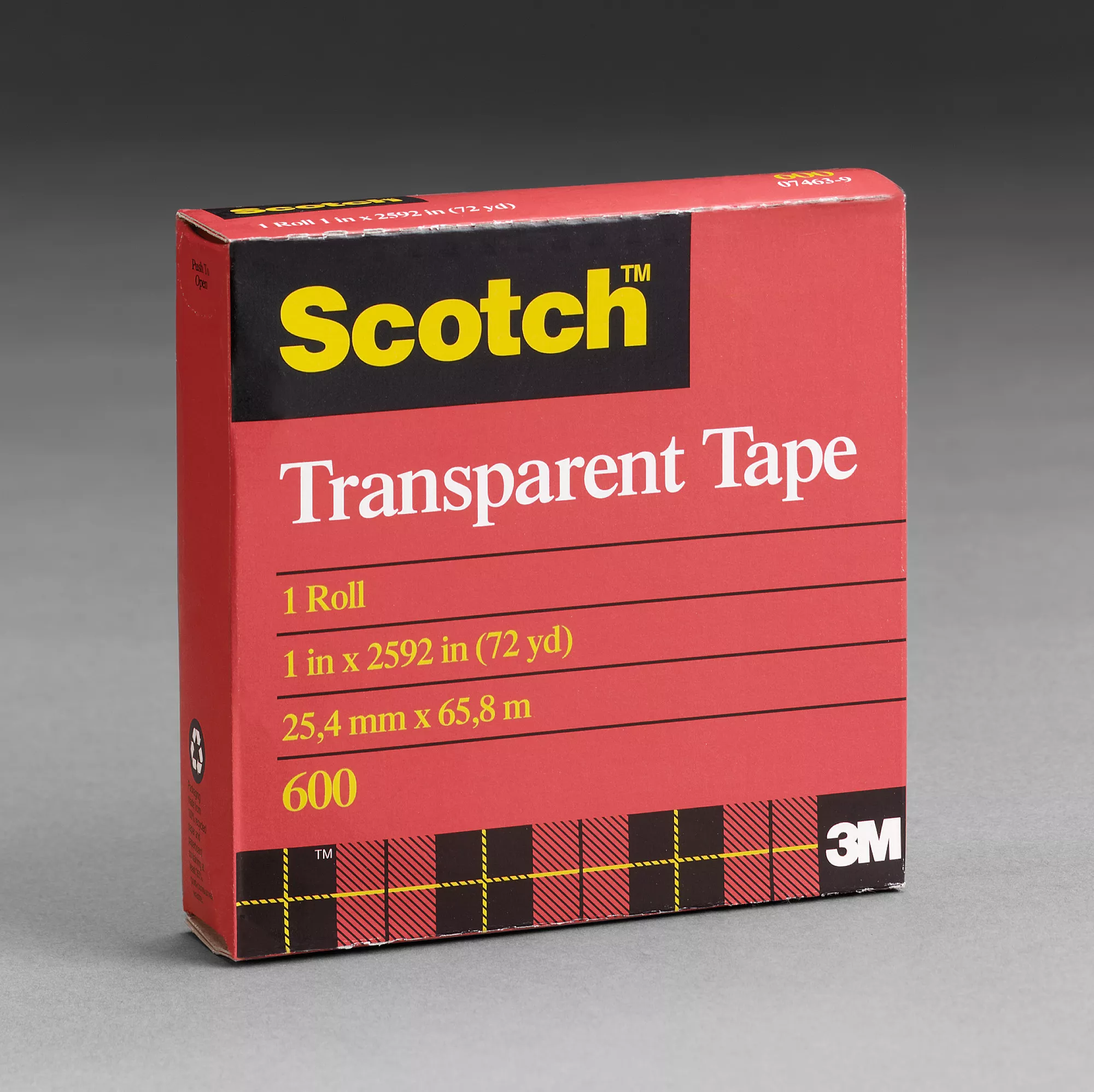 UPC 00051131066809 | Scotch® Light Duty Packaging Tape 600 Clear High Clarity