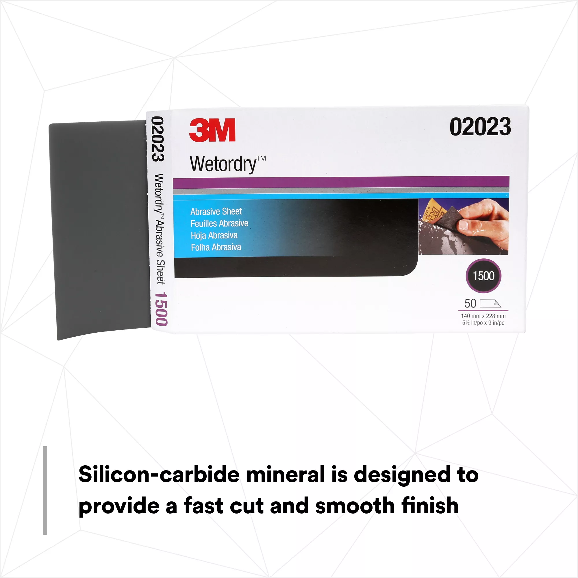 SKU 7000028329 | 3M™ Wetordry™ Abrasive Sheet 401Q