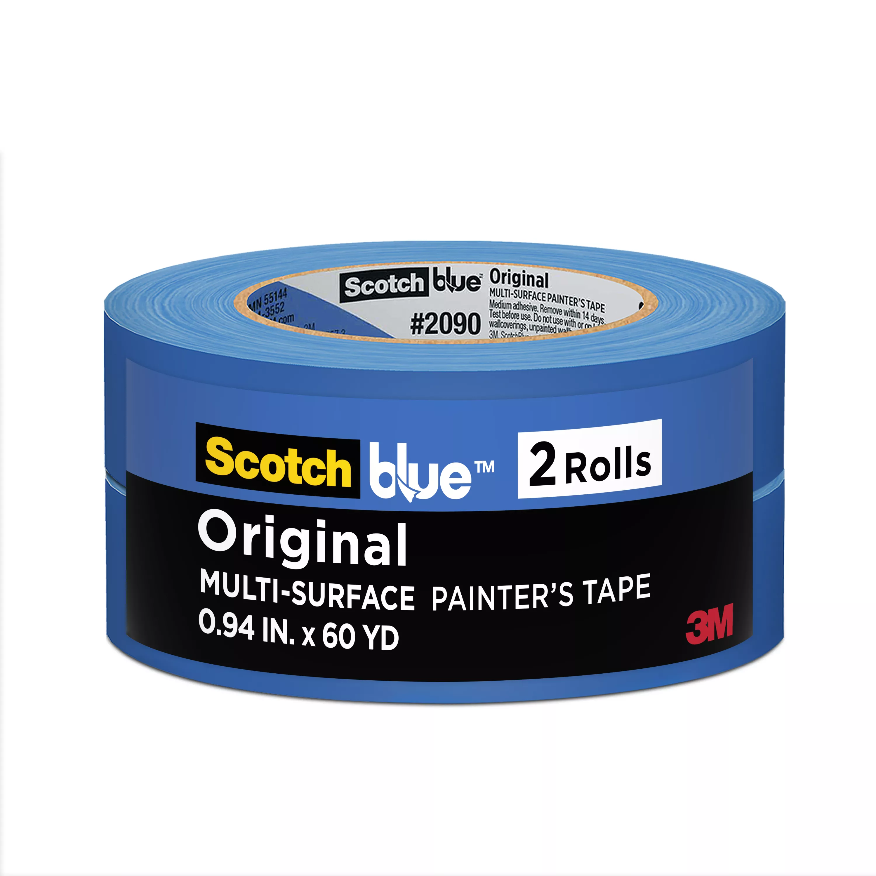 ScotchBlue™ Original Painter's Tape 2090-24CC2, 0.94 in x 60 yd (24mm x
54,8m), 2rolls /pack