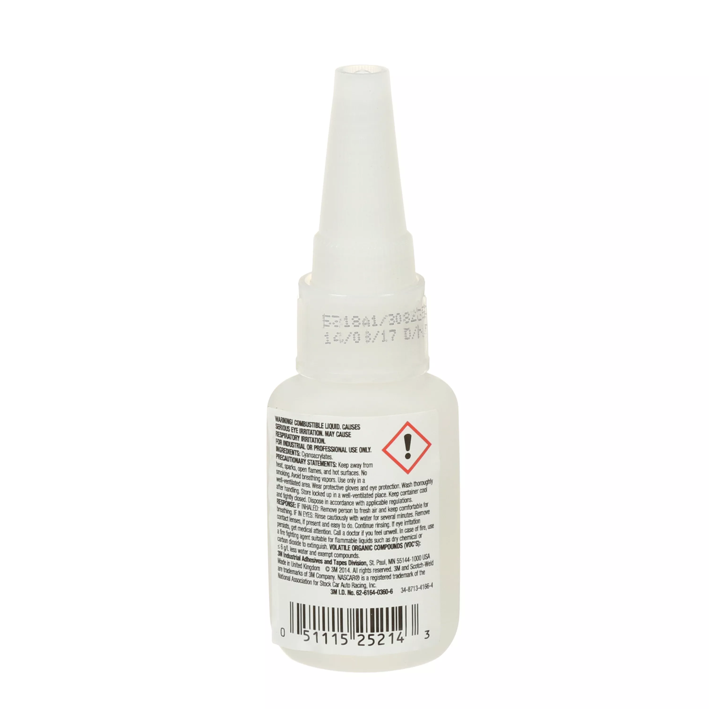 SKU 7100039259 | 3M™ Scotch-Weld™ Plastic & Rubber Instant Adhesive PR100