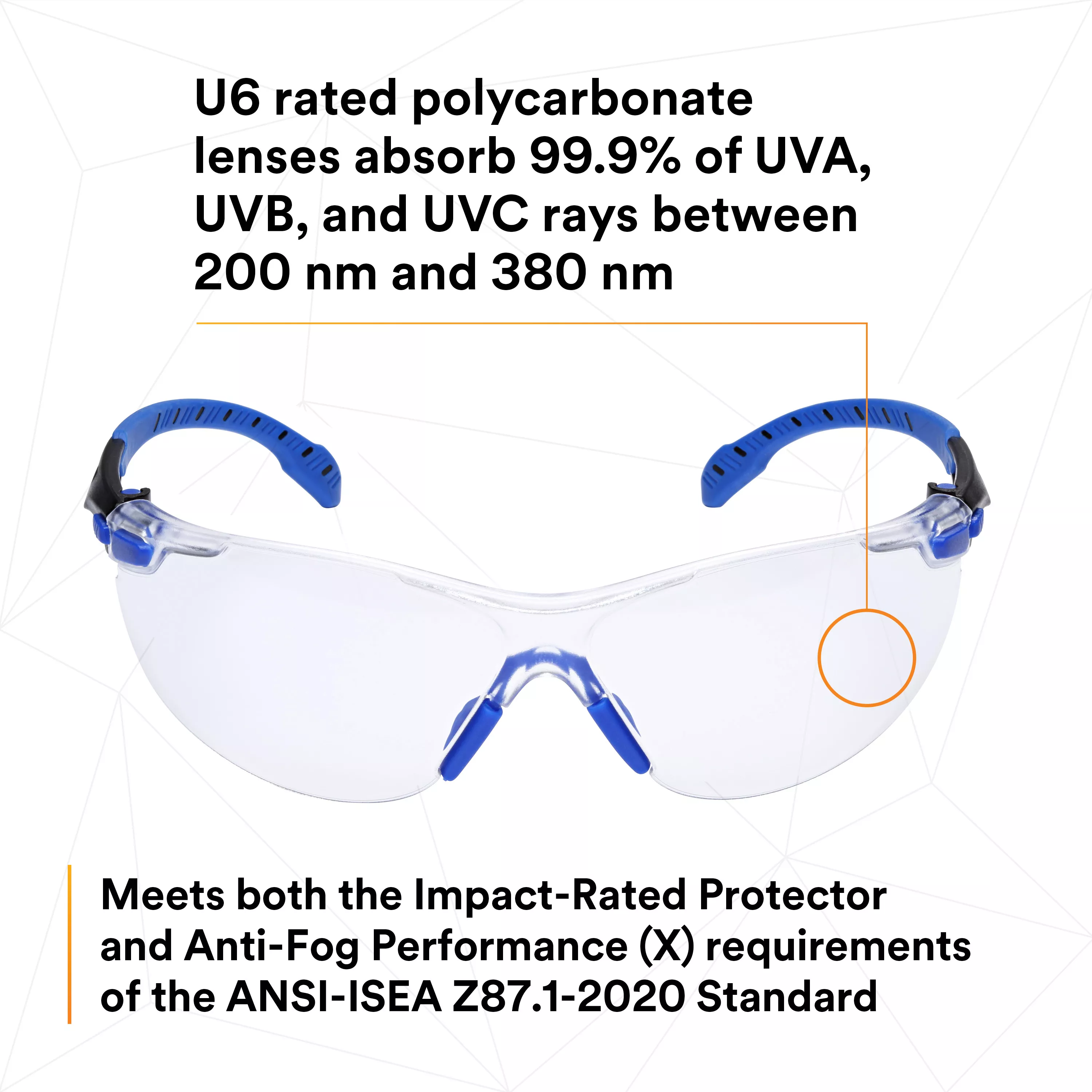 SKU 7100079183 | 3M™ Solus™ 1000-Series Safety Glasses S1101SGAF