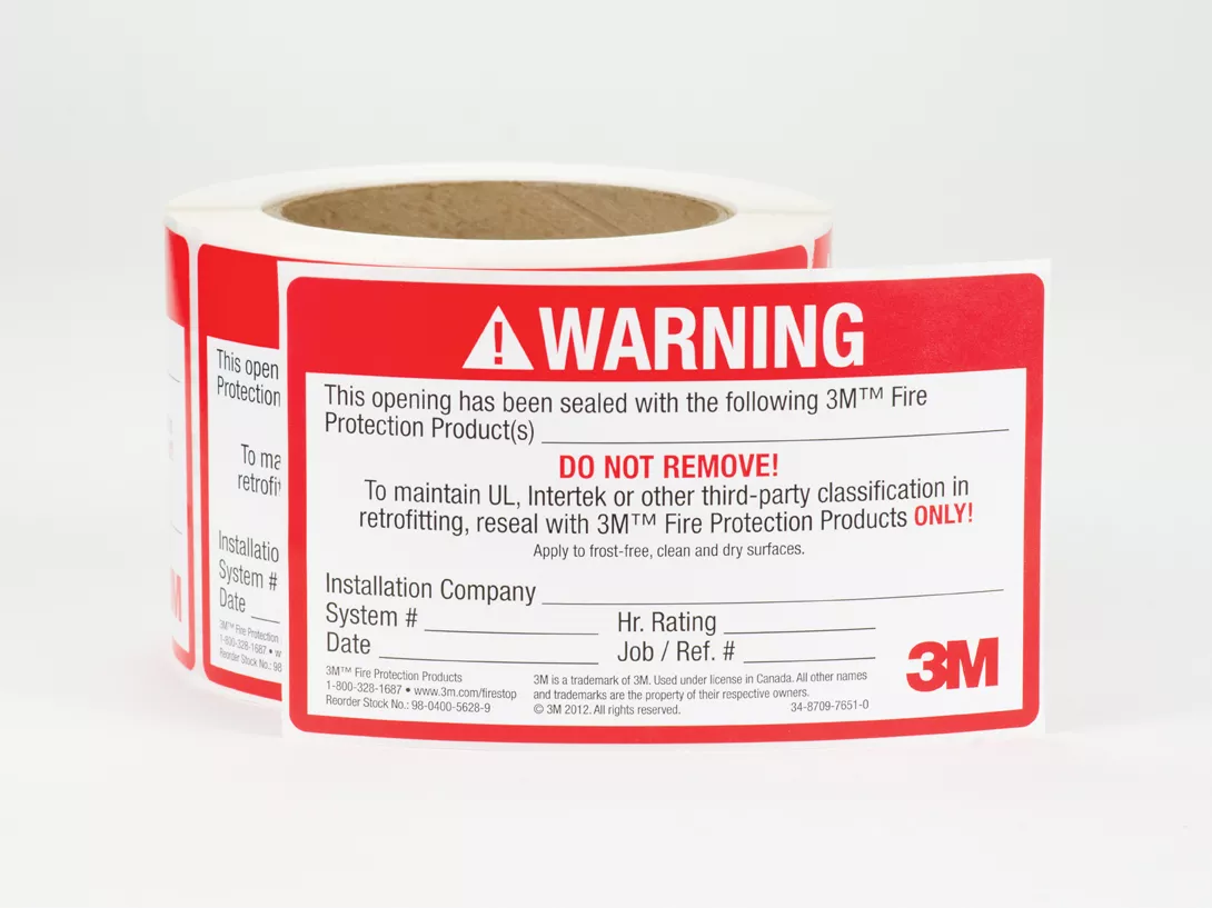 UPC 00051115549175 | 3M™ Firestop Identification Label