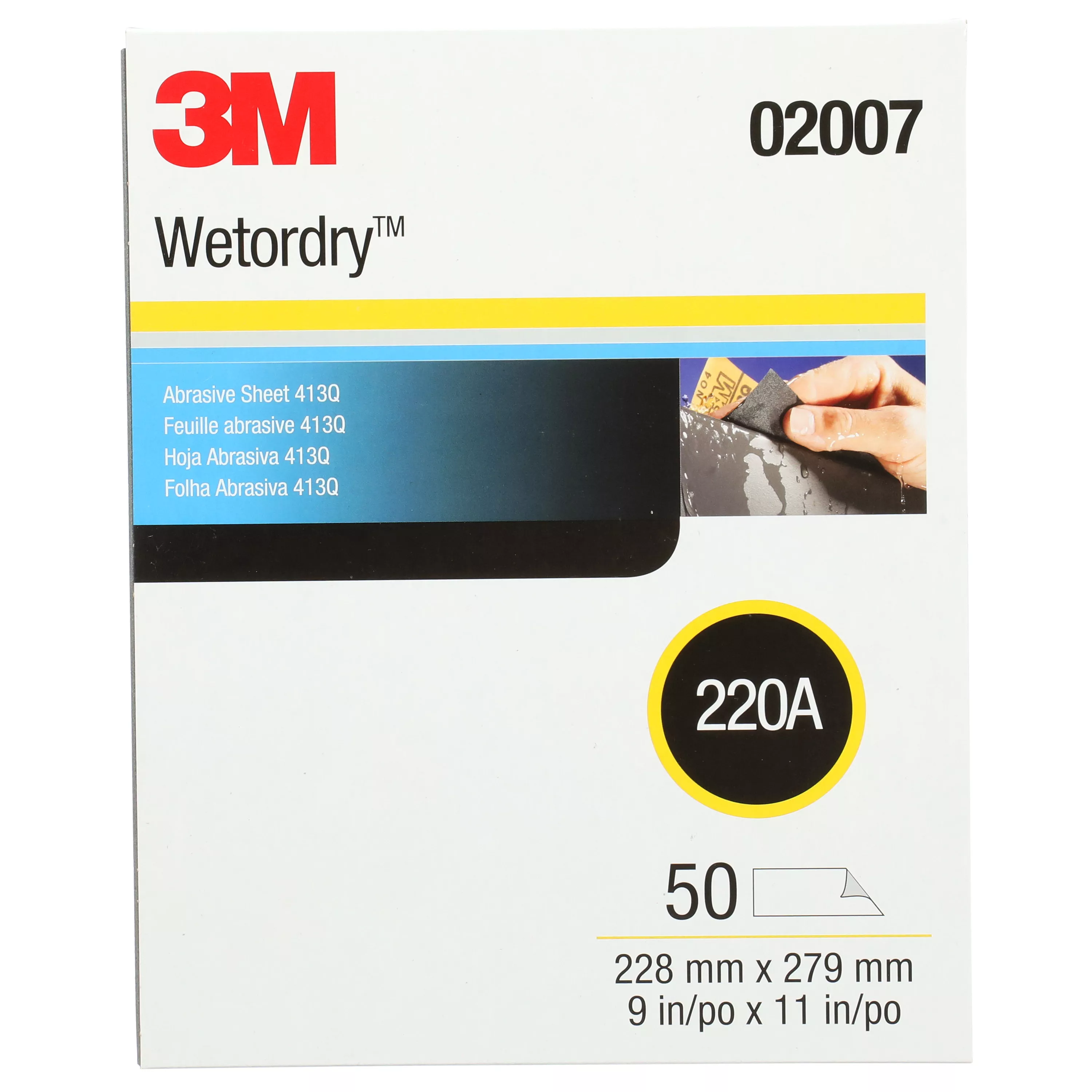 Product Number 413Q | 3M™ Wetordry™ Abrasive Sheet 413Q