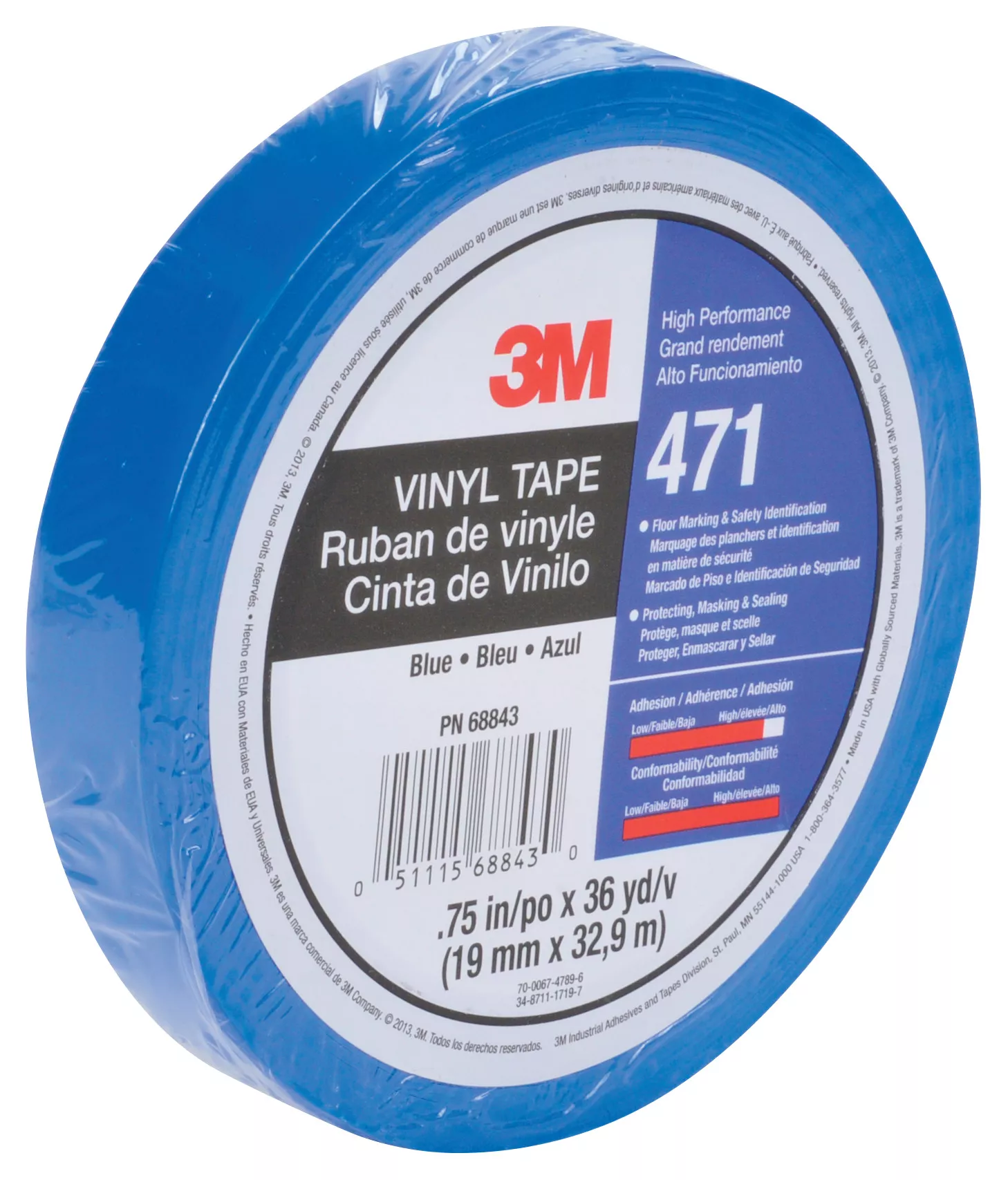 SKU 7000124804 | 3M™ Vinyl Tape 471