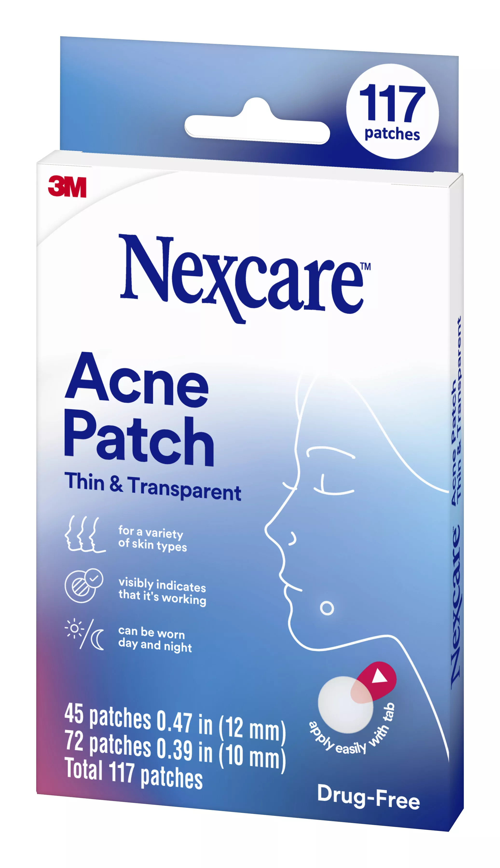 Product Number BA-117 | Nexcare™ Thin and Transparent Acne Patch BA-117