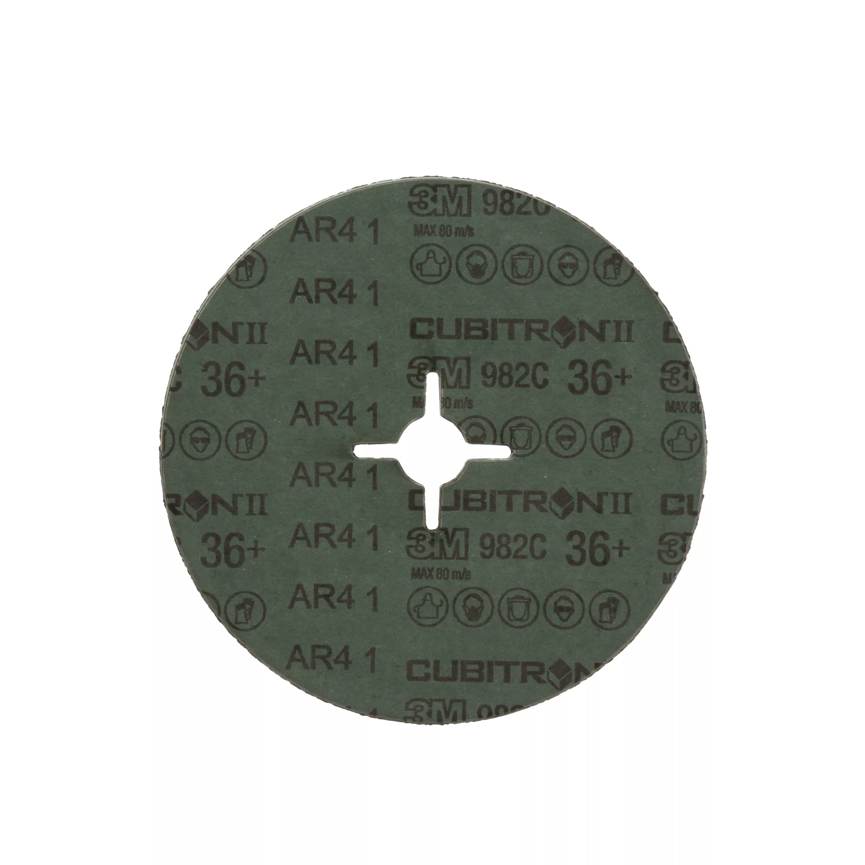 Product Number 982C | 3M™ Cubitron™ II Fibre Disc 982C