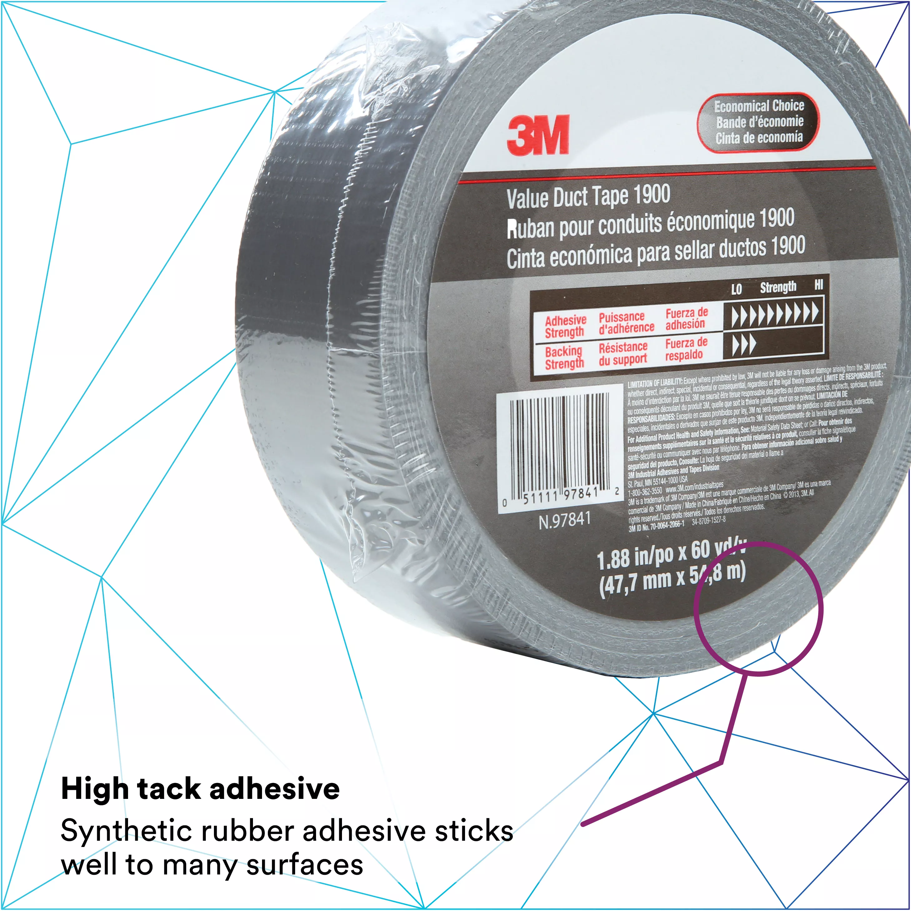 SKU 7010375734 | 3M™ Value Duct Tape 1900