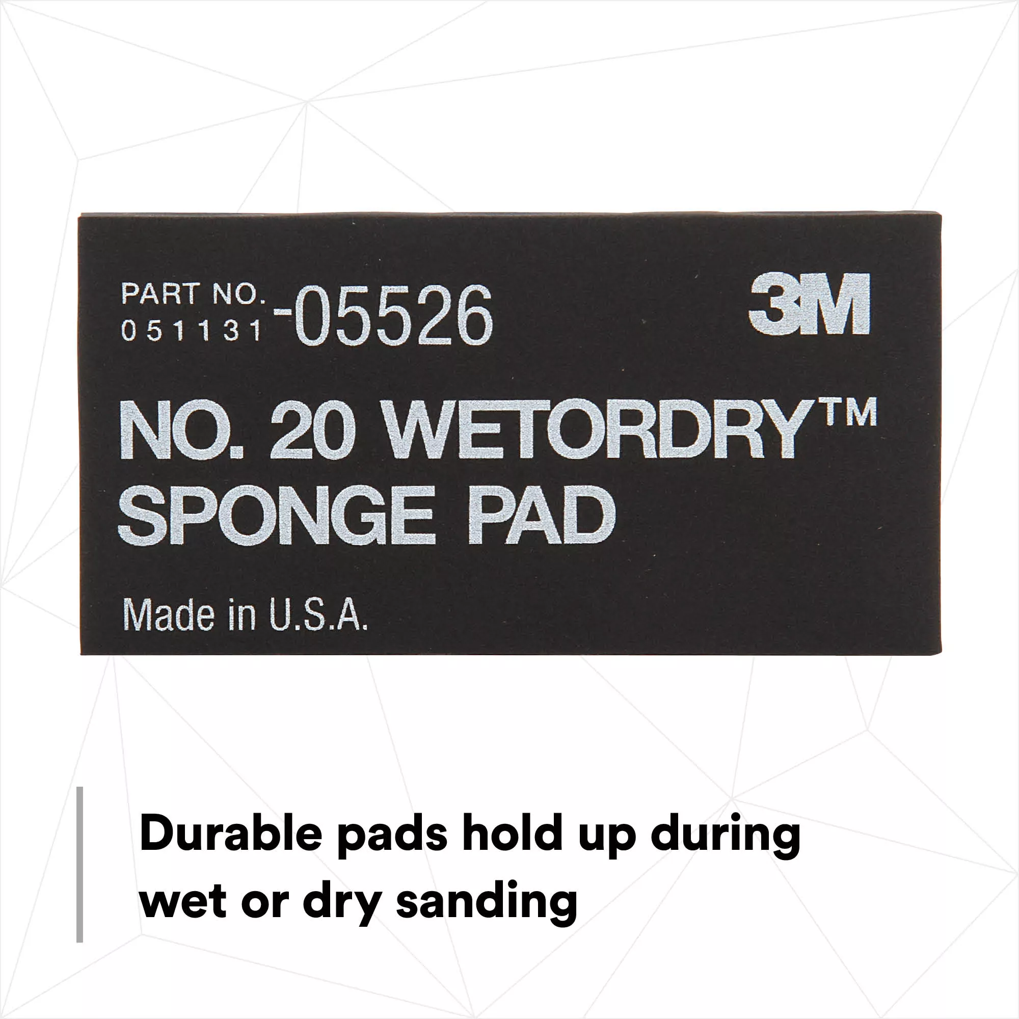 SKU 7000045663 | 3M™ Wetordry™ Sponge Pad 20