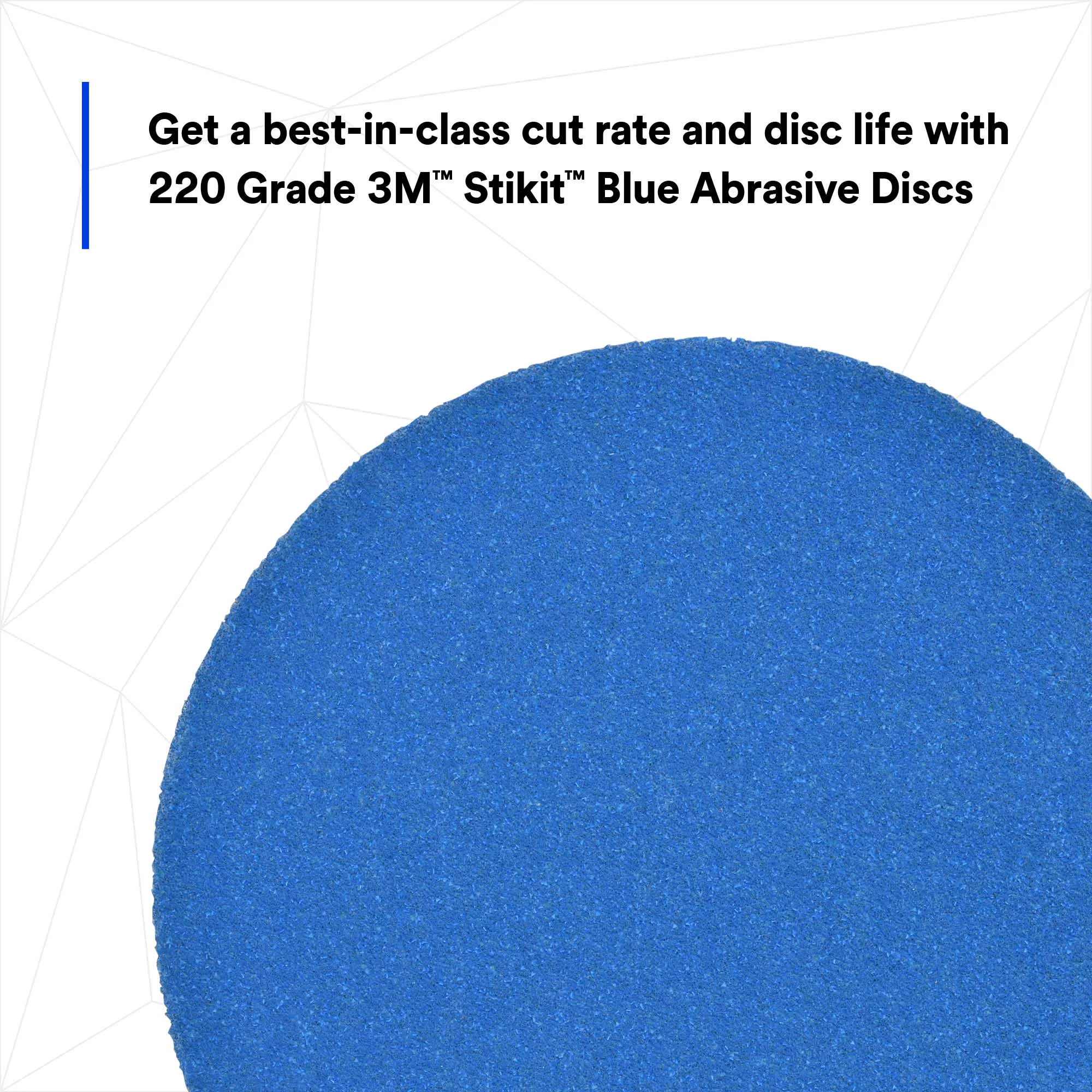 Product Number 321U | 3M™ Stikit™ Blue Abrasive Disc Roll 321U