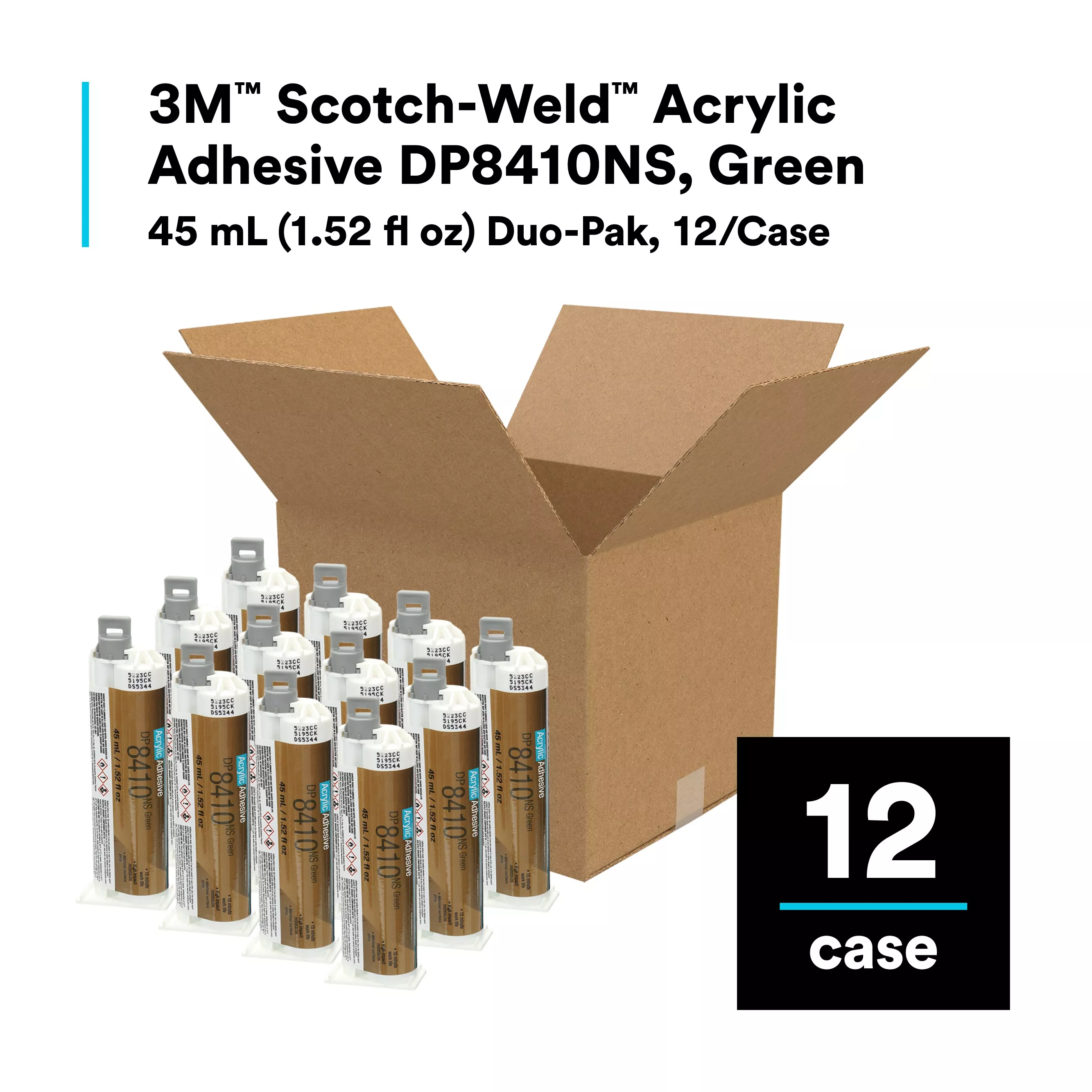 SKU 7100024055 | 3M™ Scotch-Weld™ Acrylic Adhesive DP8410NS