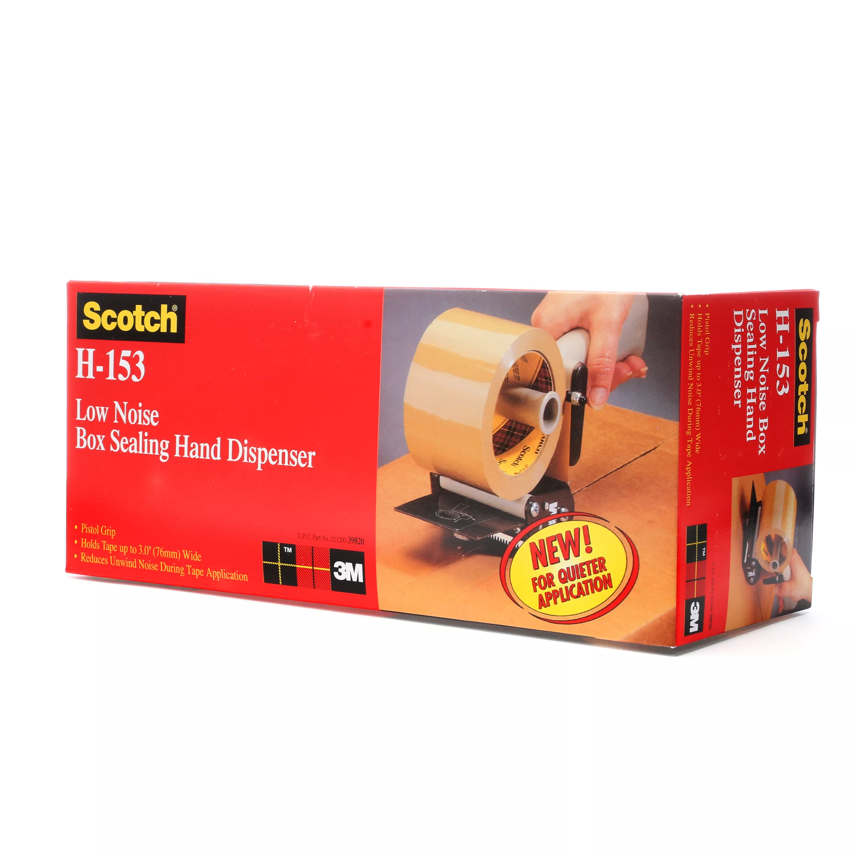 SKU 7000056830 | Scotch® Low Noise Box Sealing Tape Dispenser H153