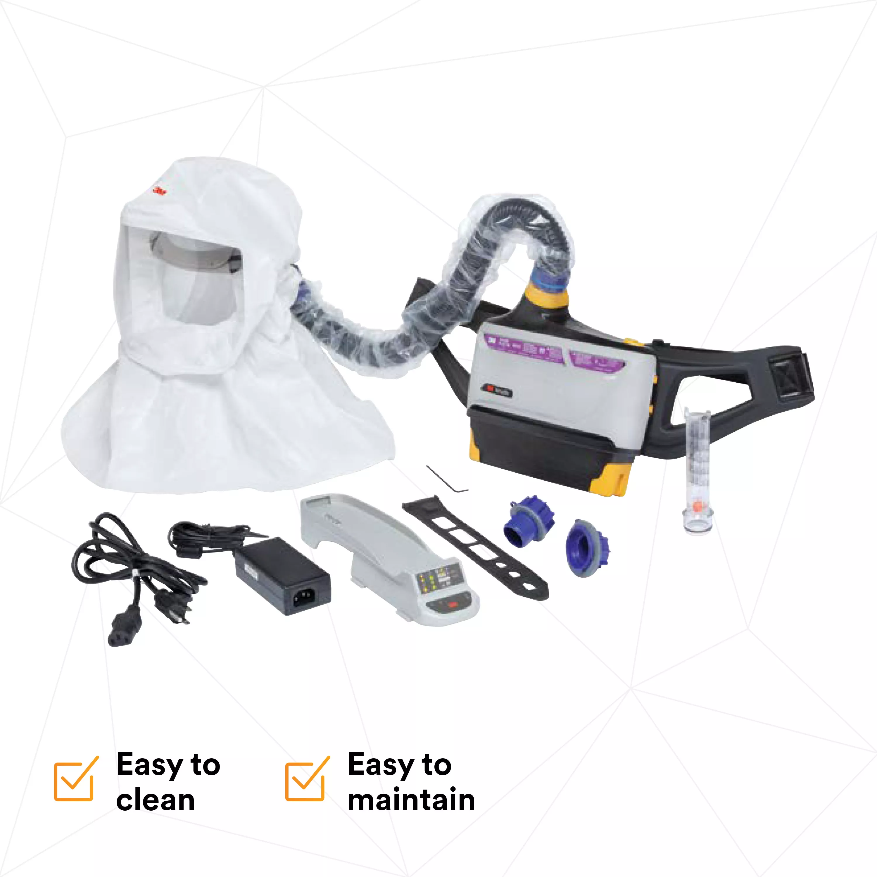 SKU 7100150926 | 3M™ Versaflo™ Powered Air Purifying Respirator Easy Clean Kit TR-800-ECK