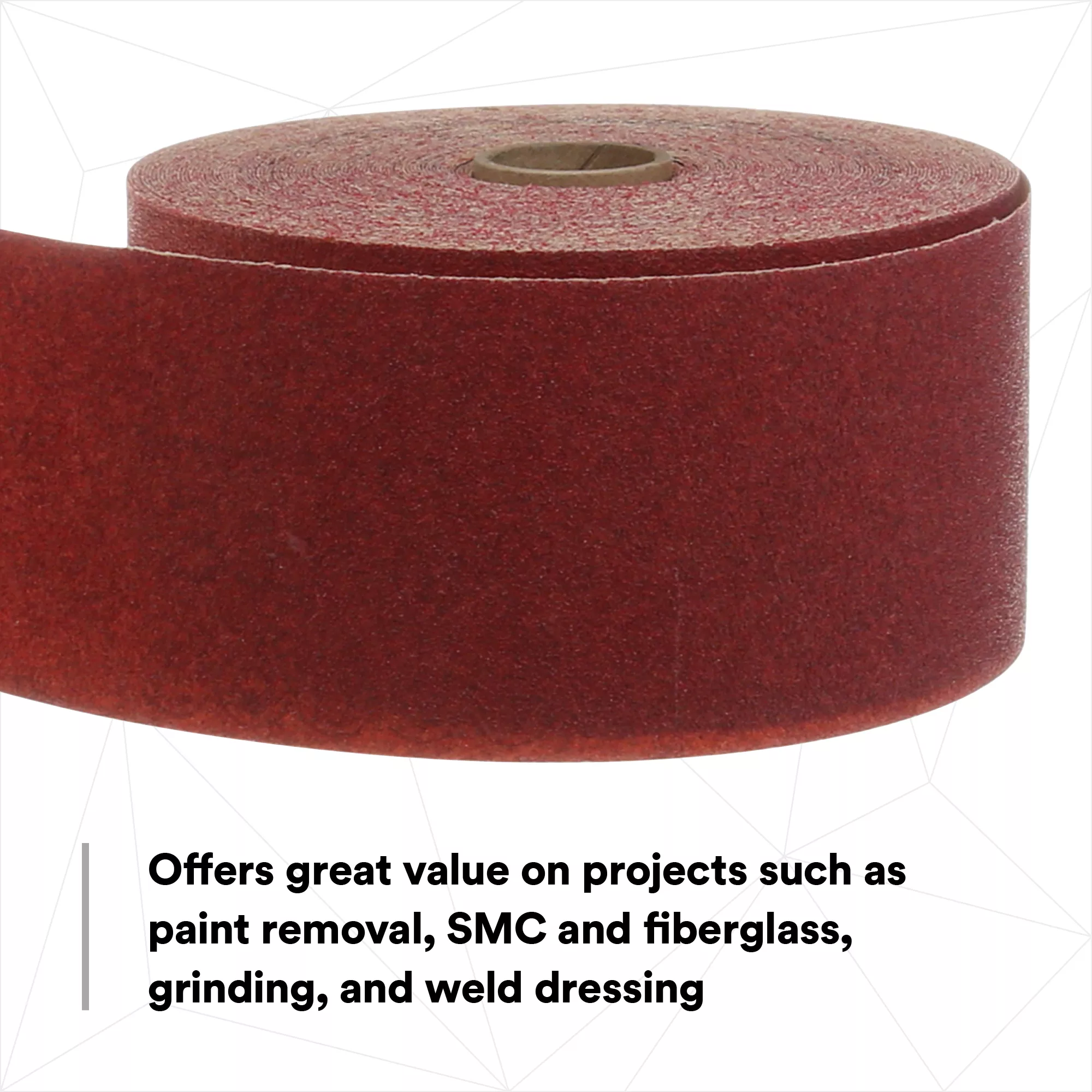 SKU 7000119931 | 3M™ Red Abrasive Stikit™ Sheet Roll