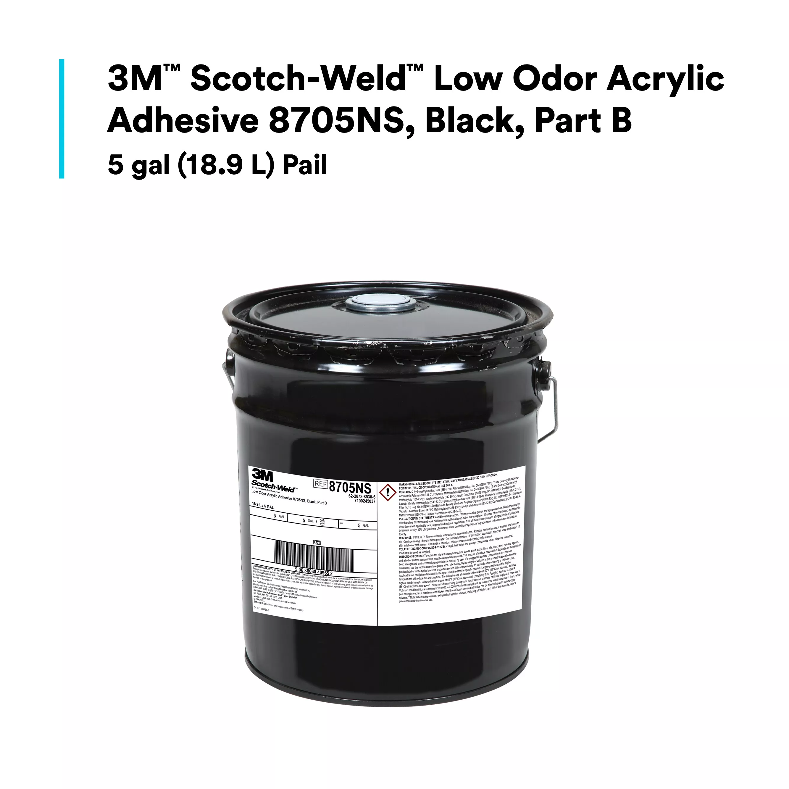 UPC 50638060409652 | 3M™ Scotch-Weld™ Low Odor Acrylic Adhesive 8705NS