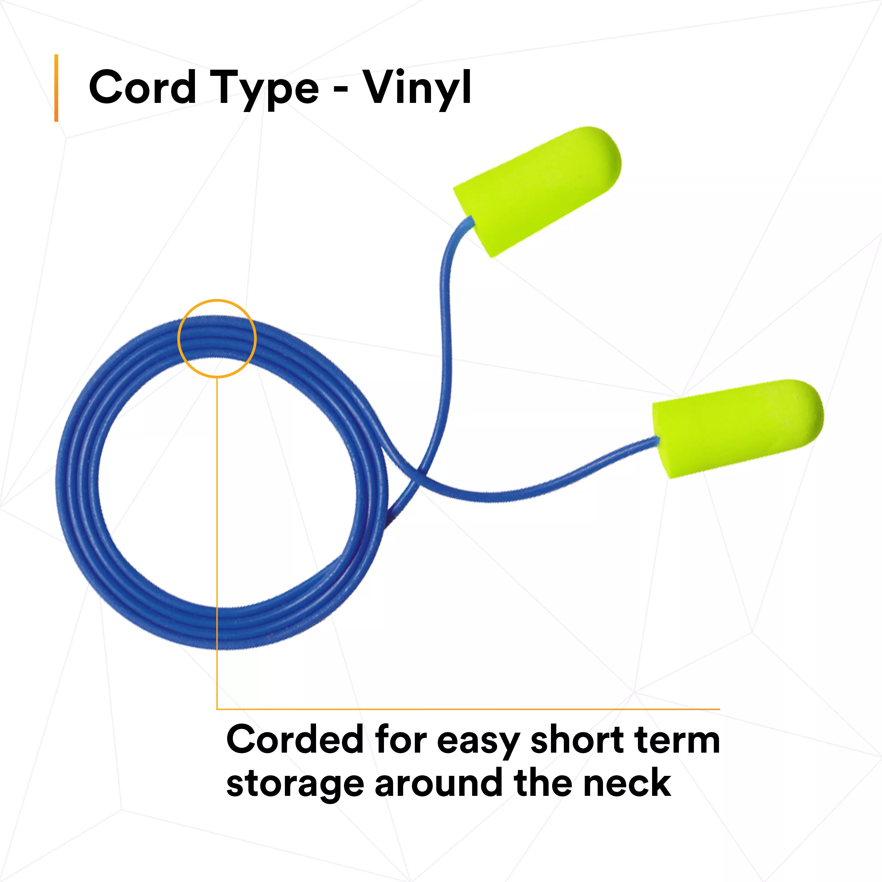 SKU 7000002306 | 3M™ E-A-Rsoft™ Yellow Neons™ Earplugs 311-1250