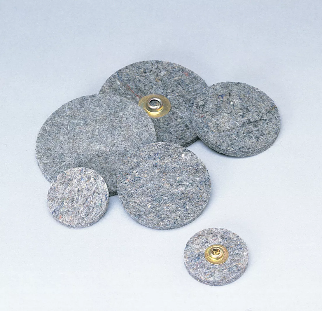 Standard Abrasives™ Quick Change TR Felt Polishing Disc 840380, 2 in,
10/Carton, 100 ea/Case