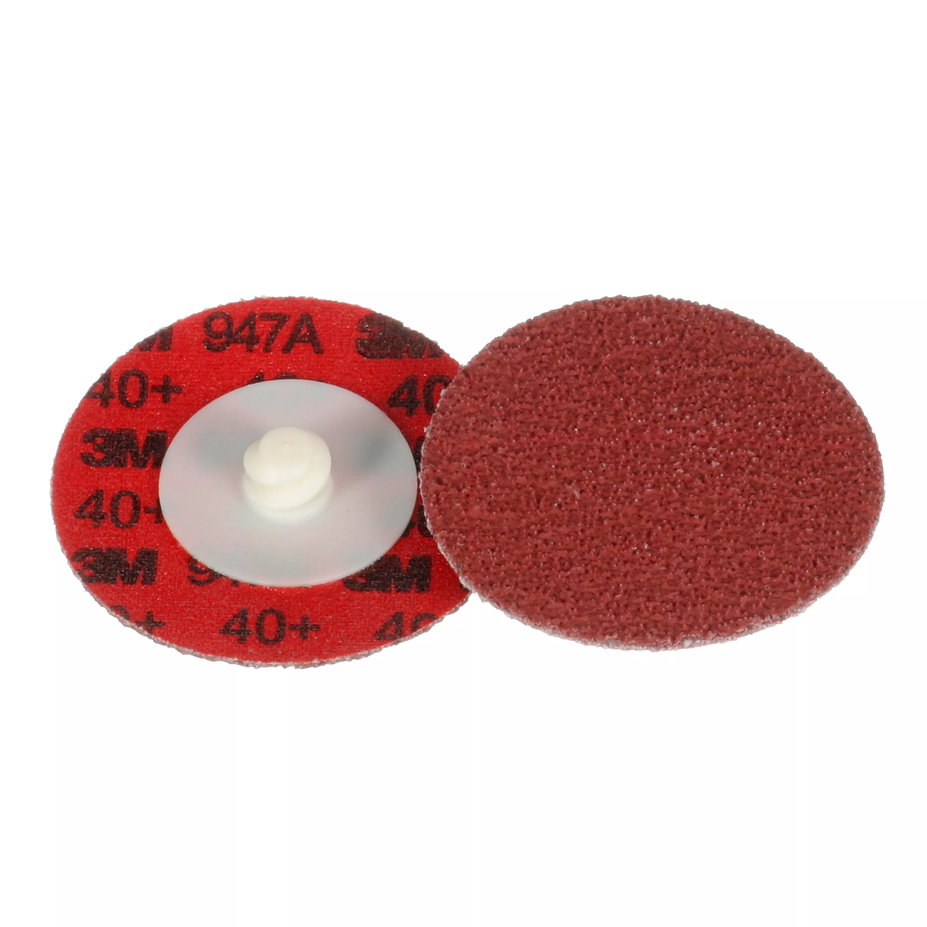 3M™ Cubitron™ II Roloc™ Durable Edge Disc 947A, 40+, X-weight, TR, Maroon, 2 in, Die R200P, 50/Carton, 200 ea/Case