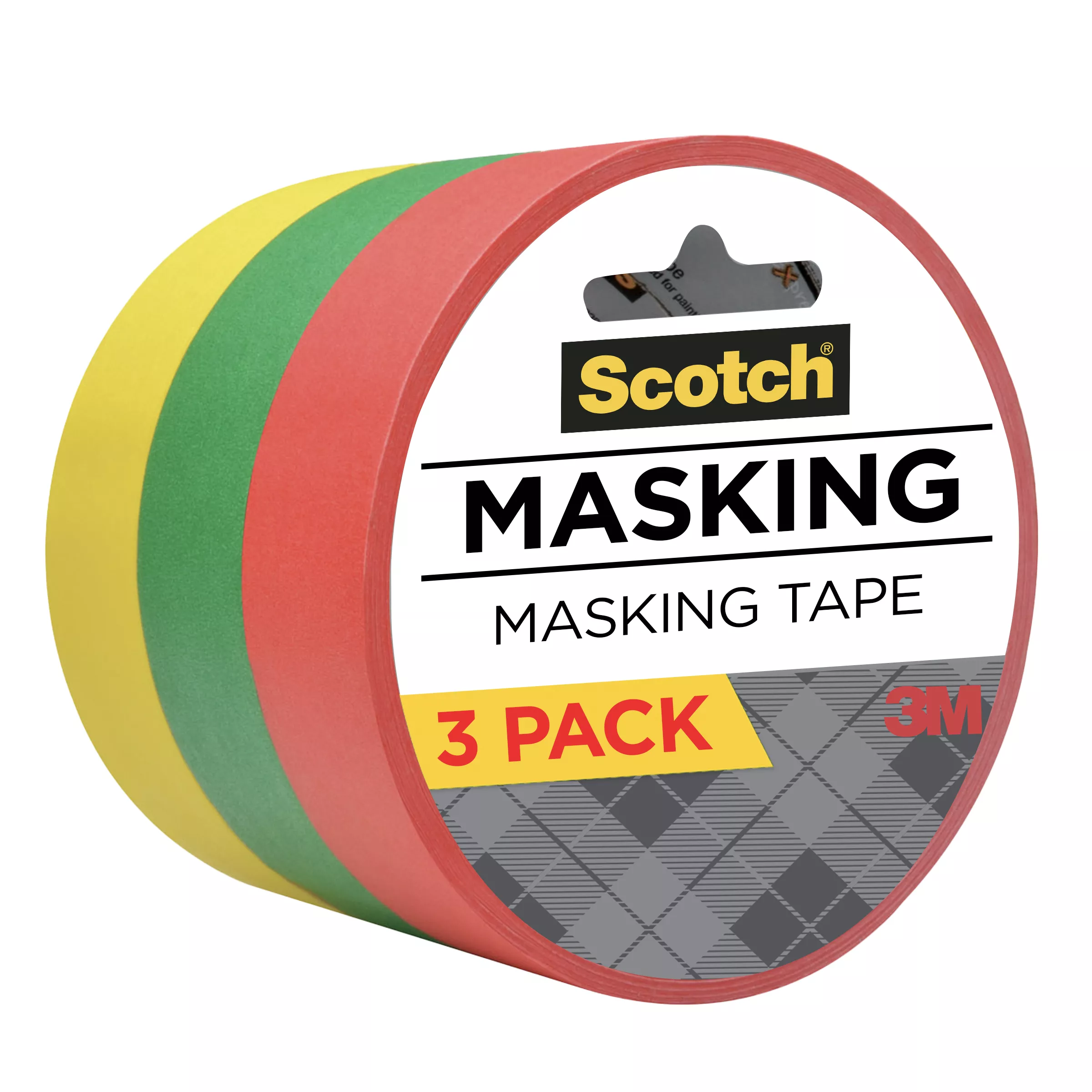 Scotch® Expressions Masking Tape 3437-3PRM, 3PK Primary