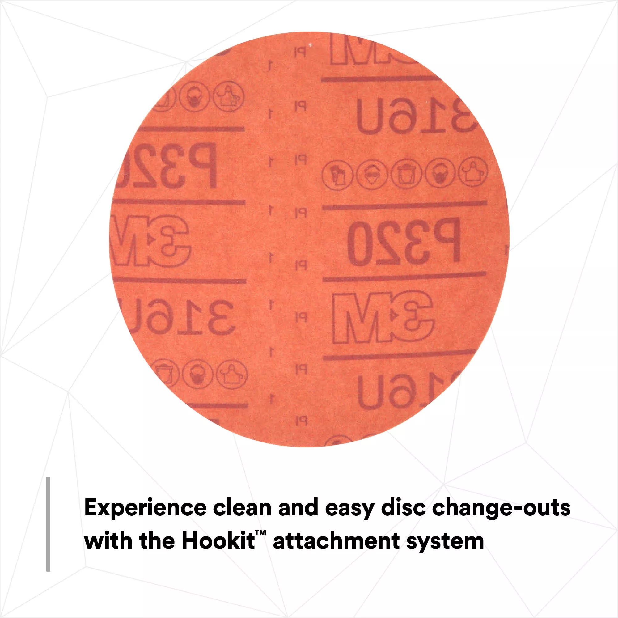 SKU 7000119782 | 3M™ Hookit™ Red Abrasive Disc