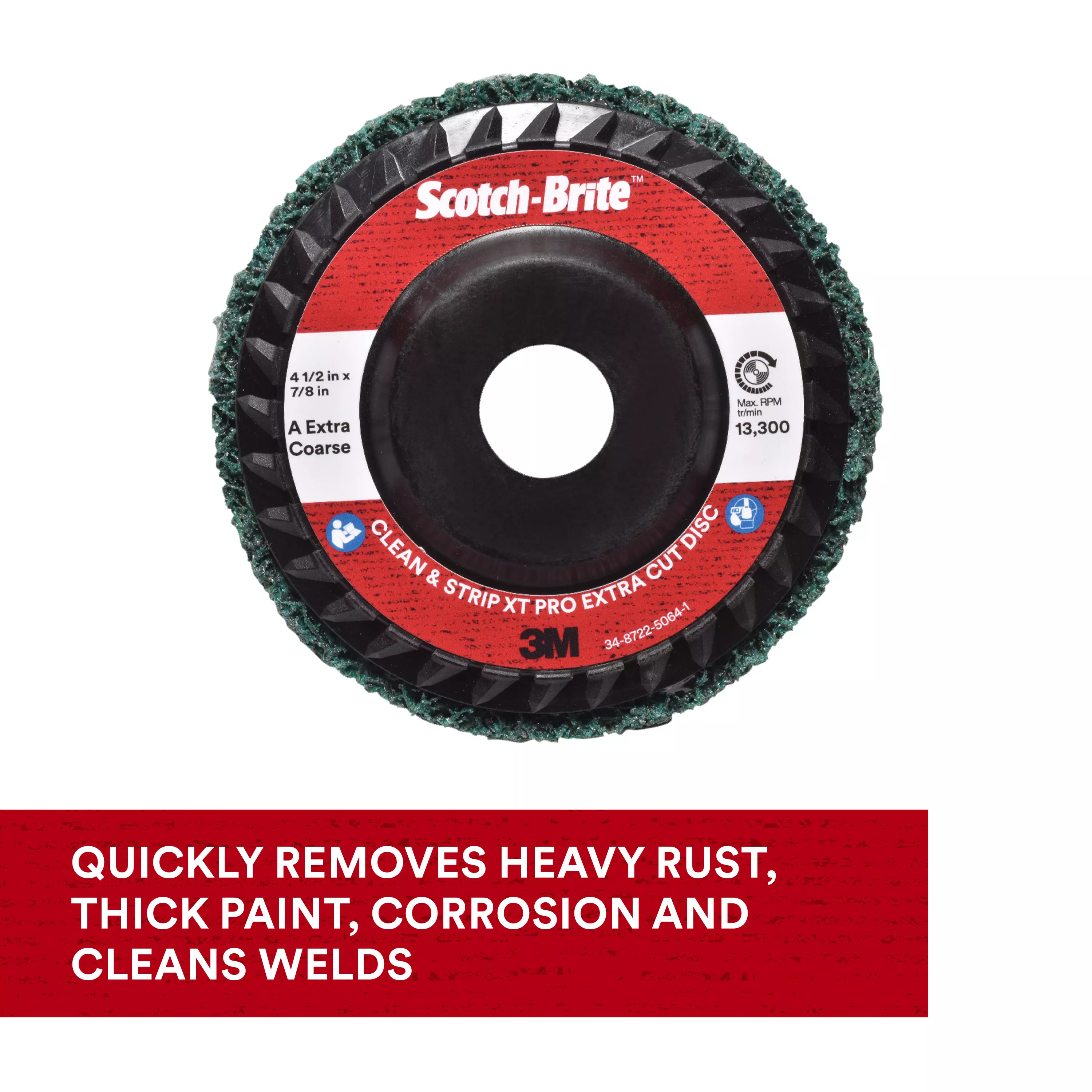 SKU 7100175515 | Scotch-Brite™ Clean and Strip XT Pro Extra Cut Disc