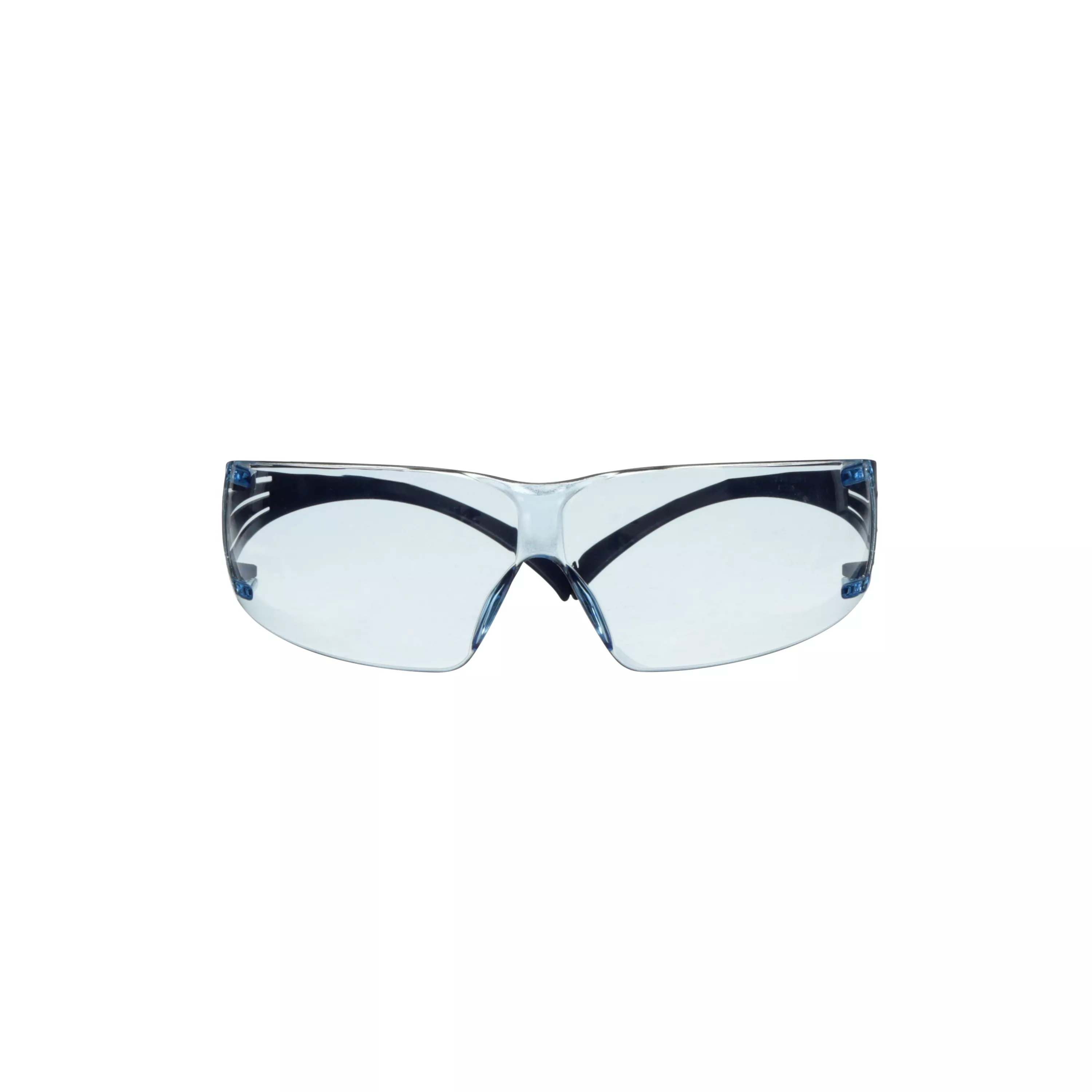 3M™ SecureFit™ 200 Series SF204SGAF-BLU, Blue Temples, Light Blue Scotchgard™ Anti-Fog Lens, 20 EA/Case