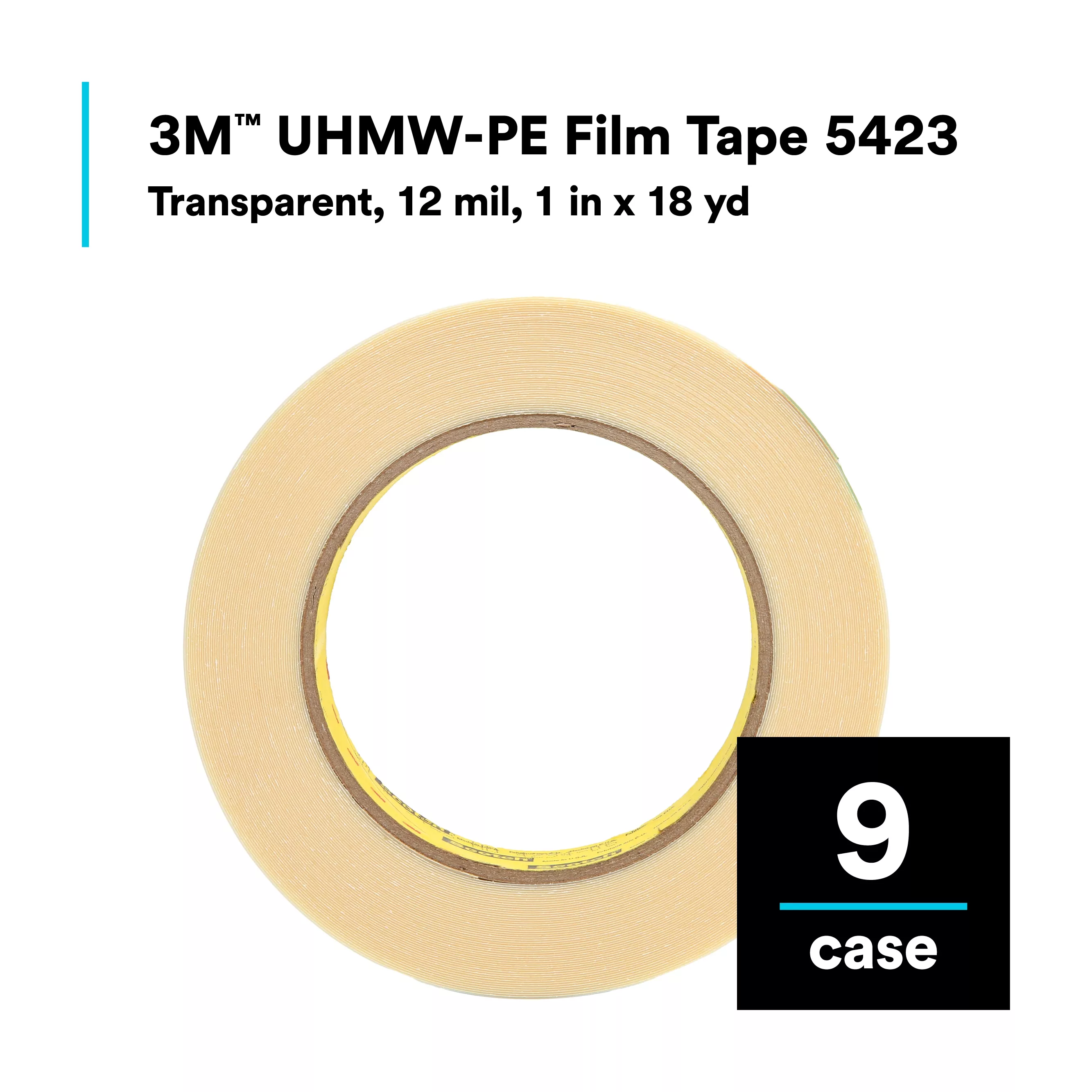 SKU 7000029146 | 3M™ UHMW Film Tape 5423