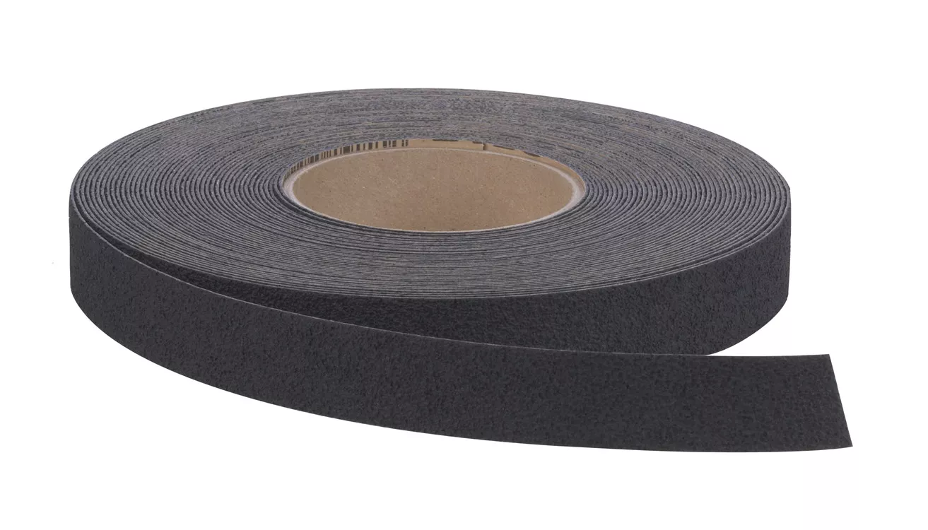 3M™ Safety-Walk™ Medium Duty Resilient Tread 7736, 1 in x 60 ft, Black Bulk Roll