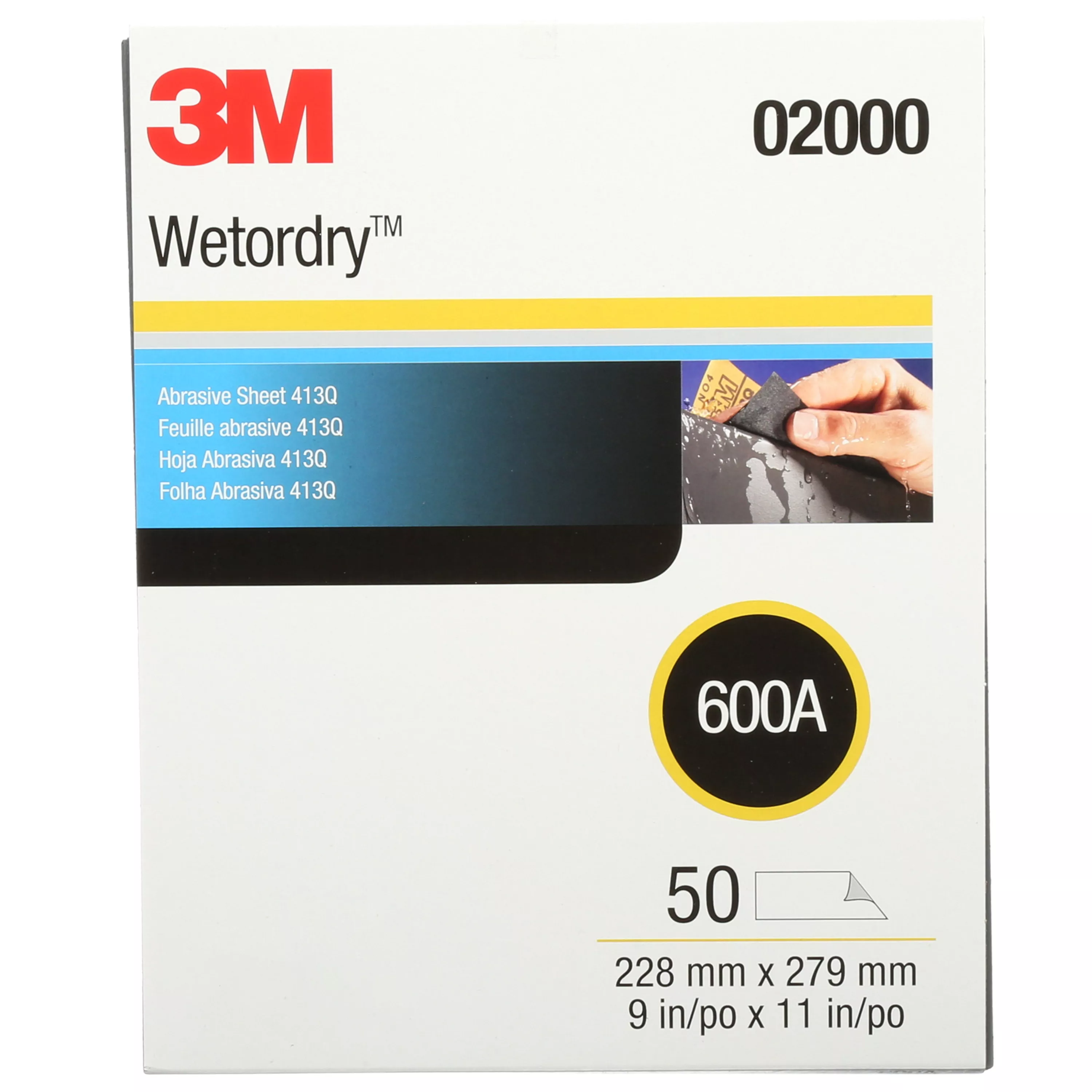 SKU 7000148223 | 3M™ Wetordry™ Abrasive Sheet 413Q