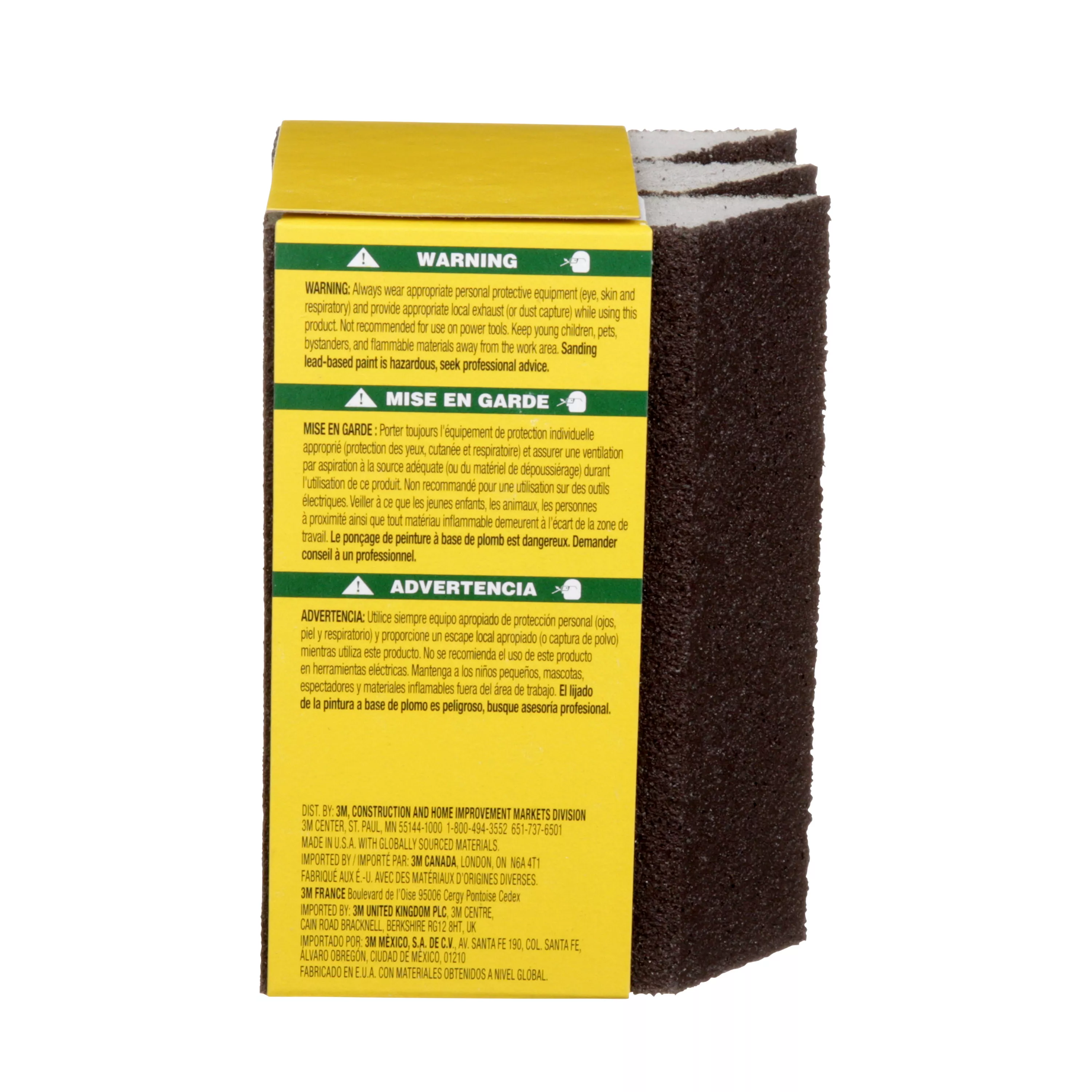 SKU 7100175218 | 3M™ General Purpose Sanding Sponge CP041-3PK