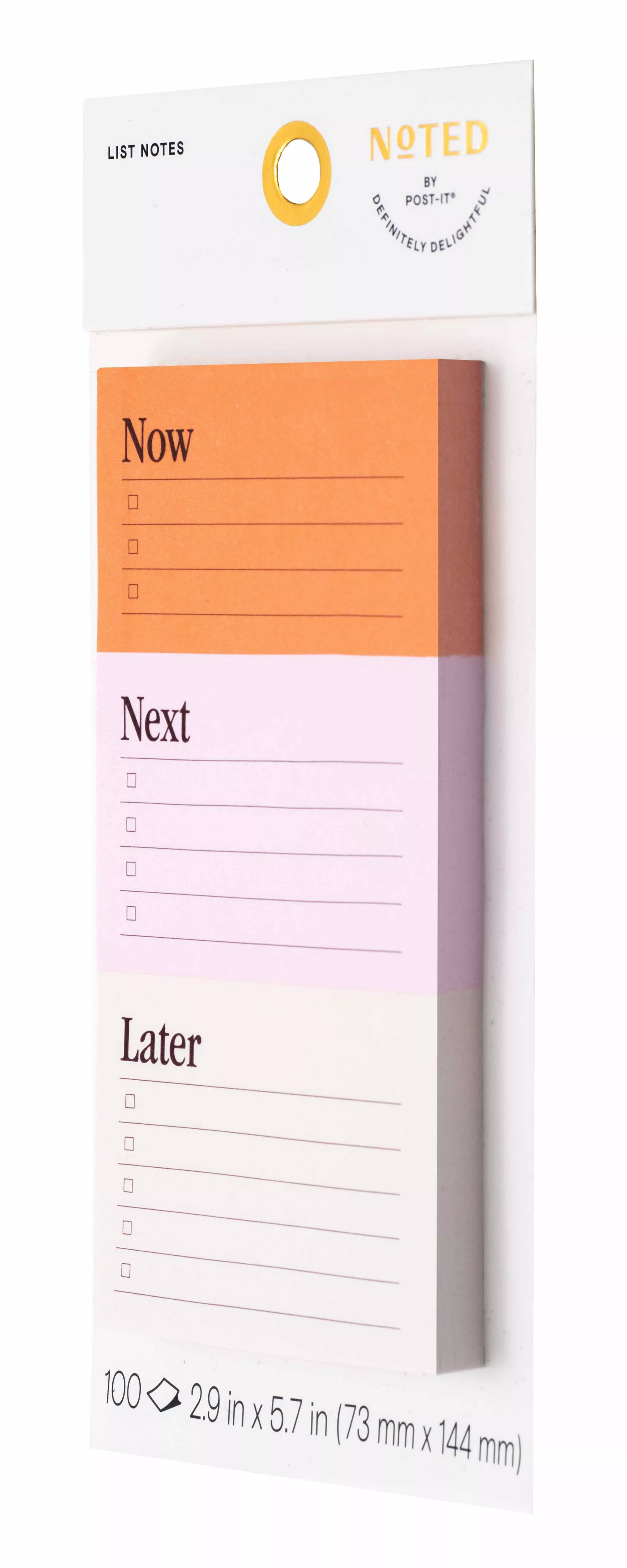 SKU 7100325074 | Post-it® List Notes NTD9-36-1