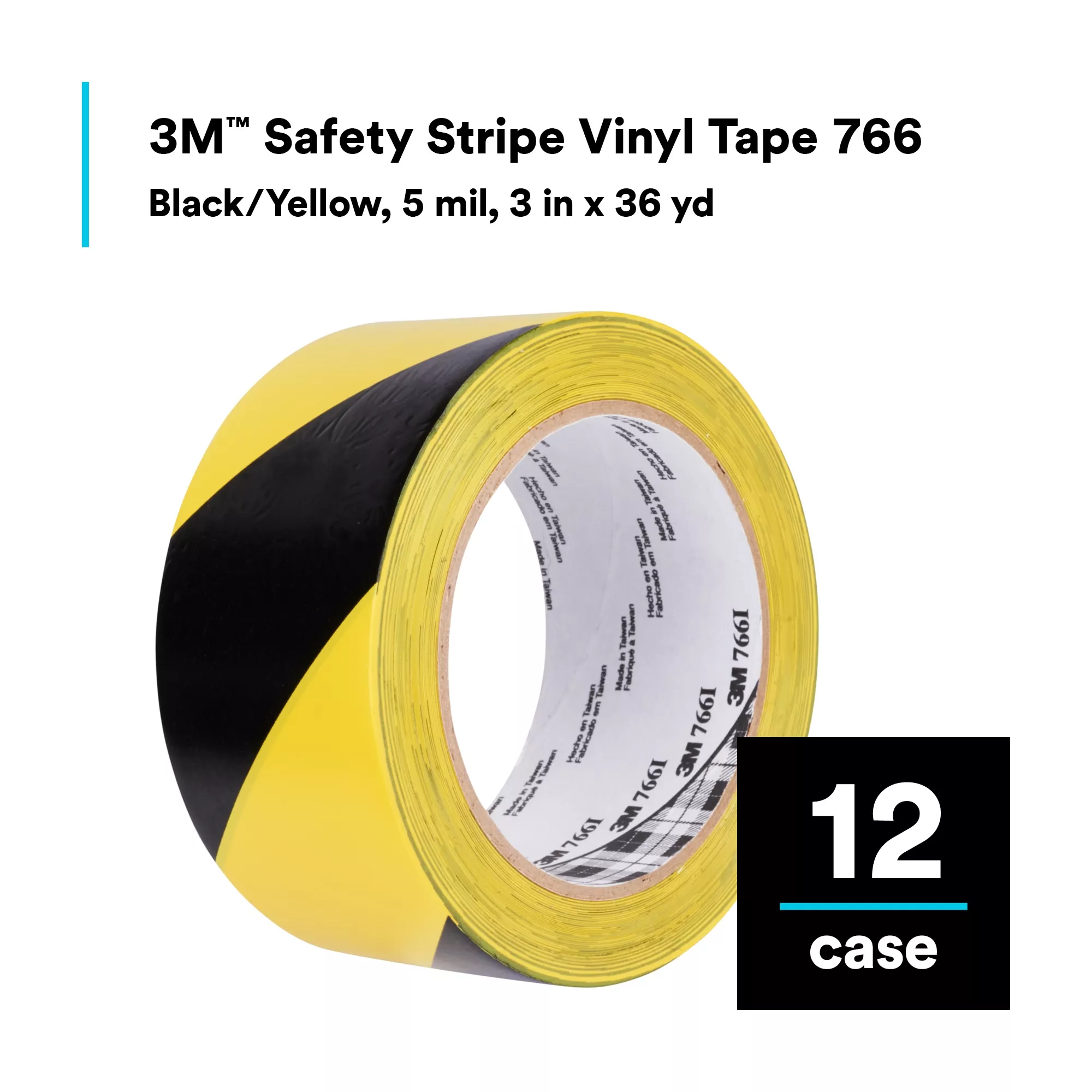 UPC 00021200431821 | 3M™ Safety Stripe Vinyl Tape 766