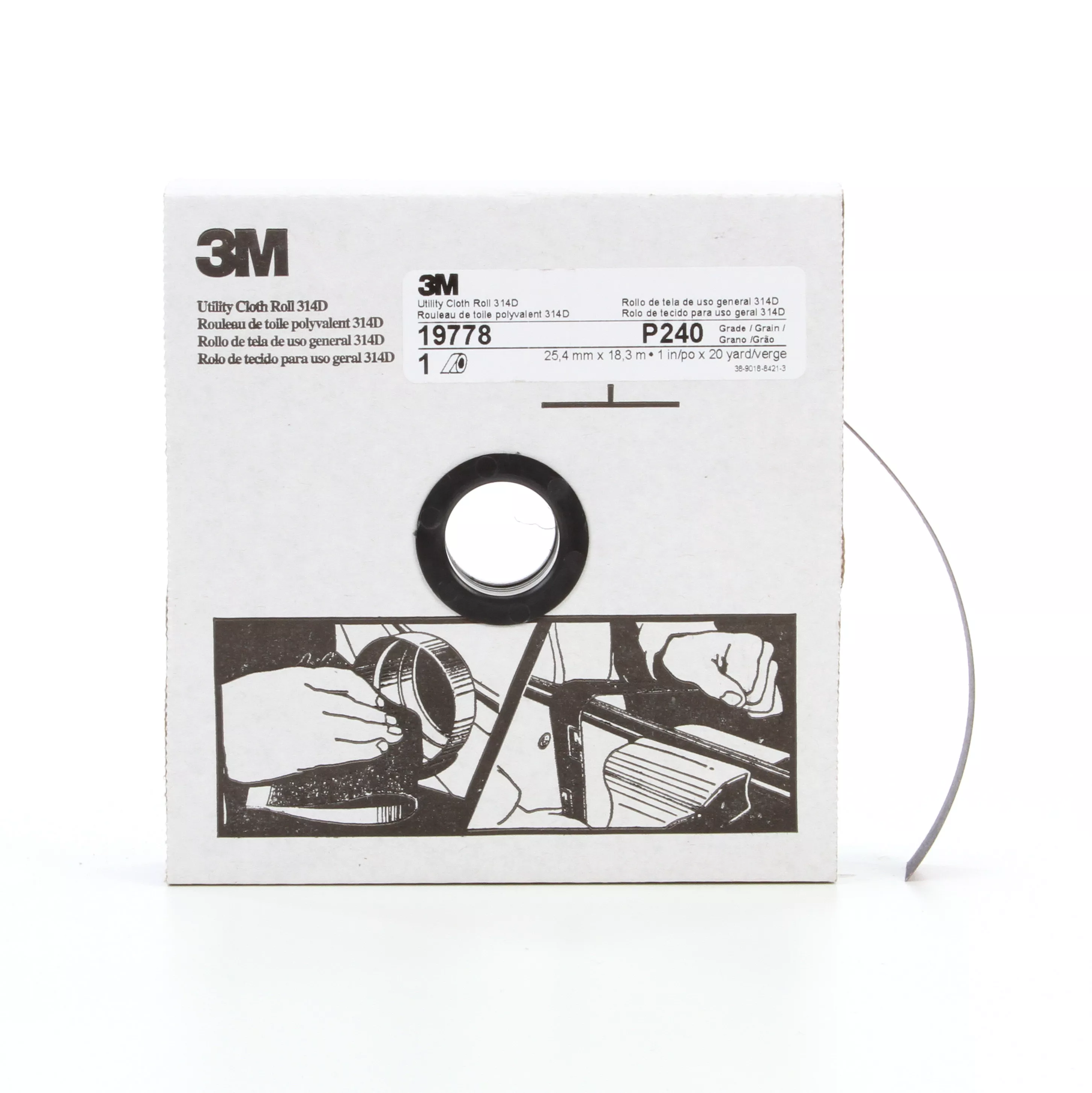 Product Number 314D | 3M™ Utility Cloth Roll 314D