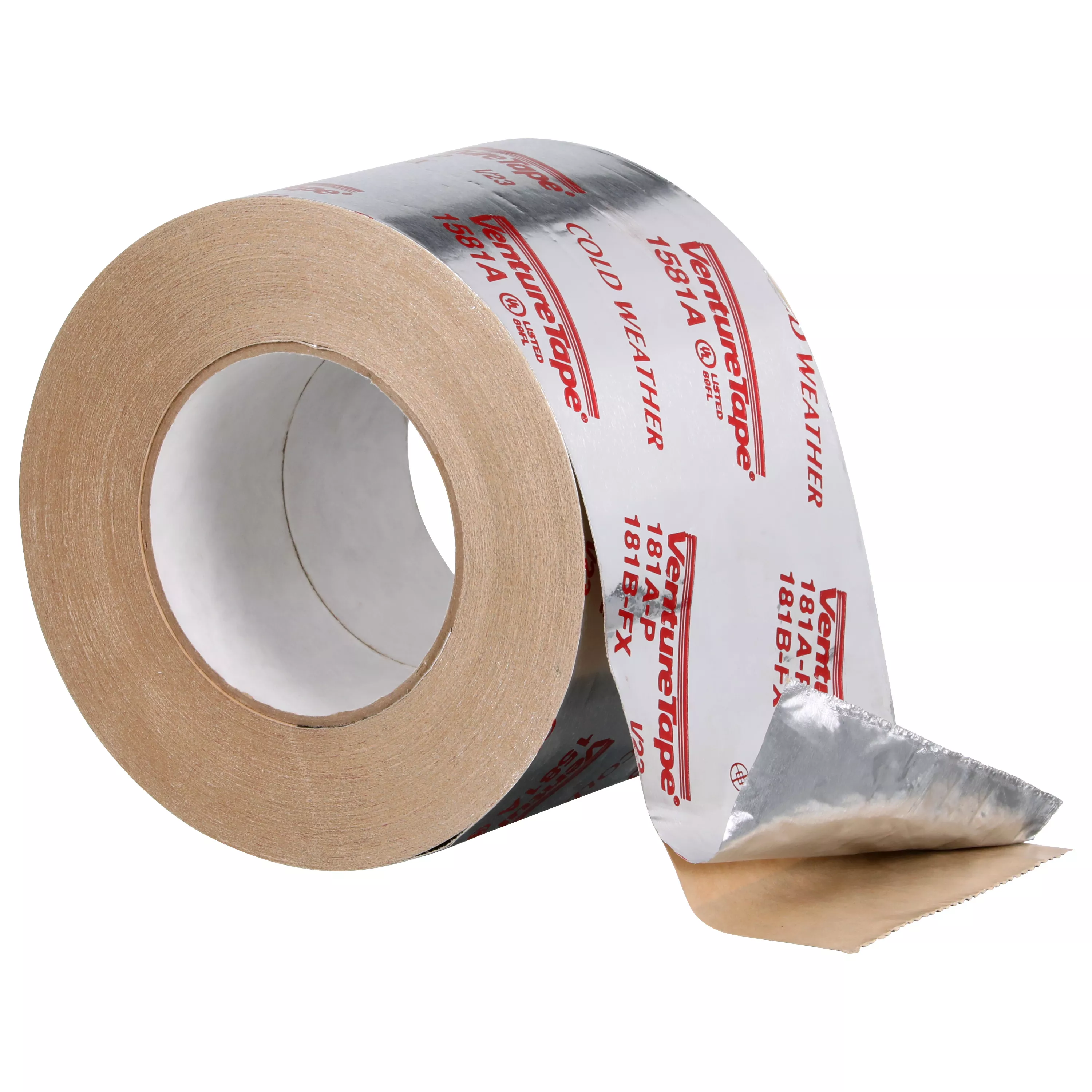 SKU 7010302857 | 3M™ Venture Tape™ UL181A-P Aluminum Foil Tape 1581A