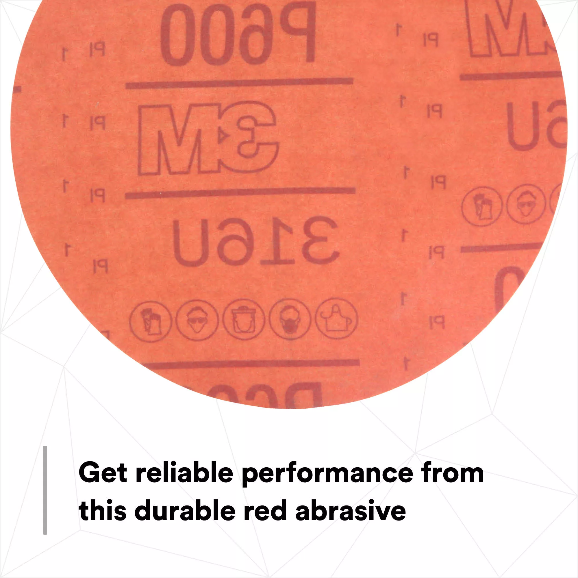 SKU 7000119780 | 3M™ Hookit™ Red Abrasive Disc