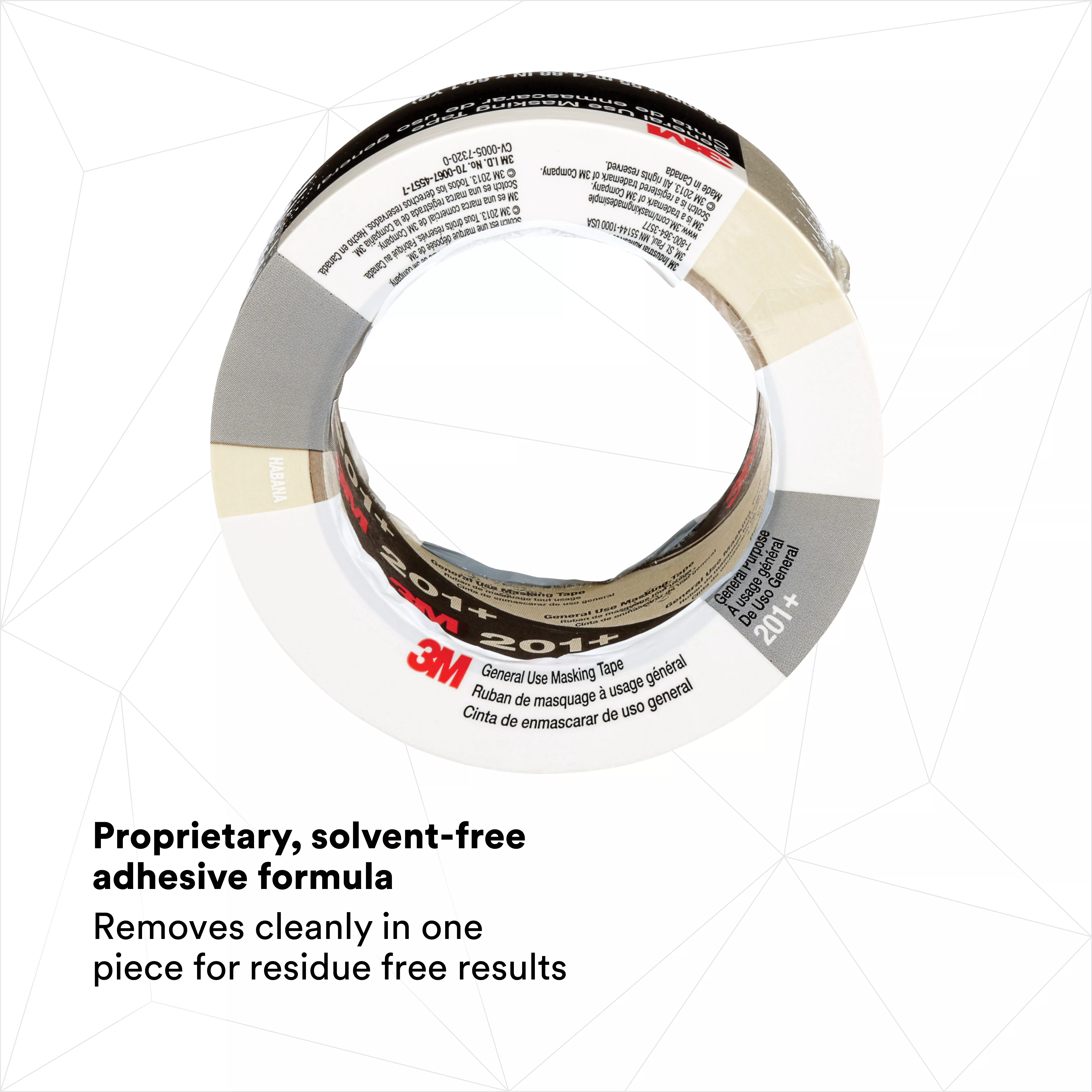 Product Number 201+ | 3M™ General Use Masking Tape 201+