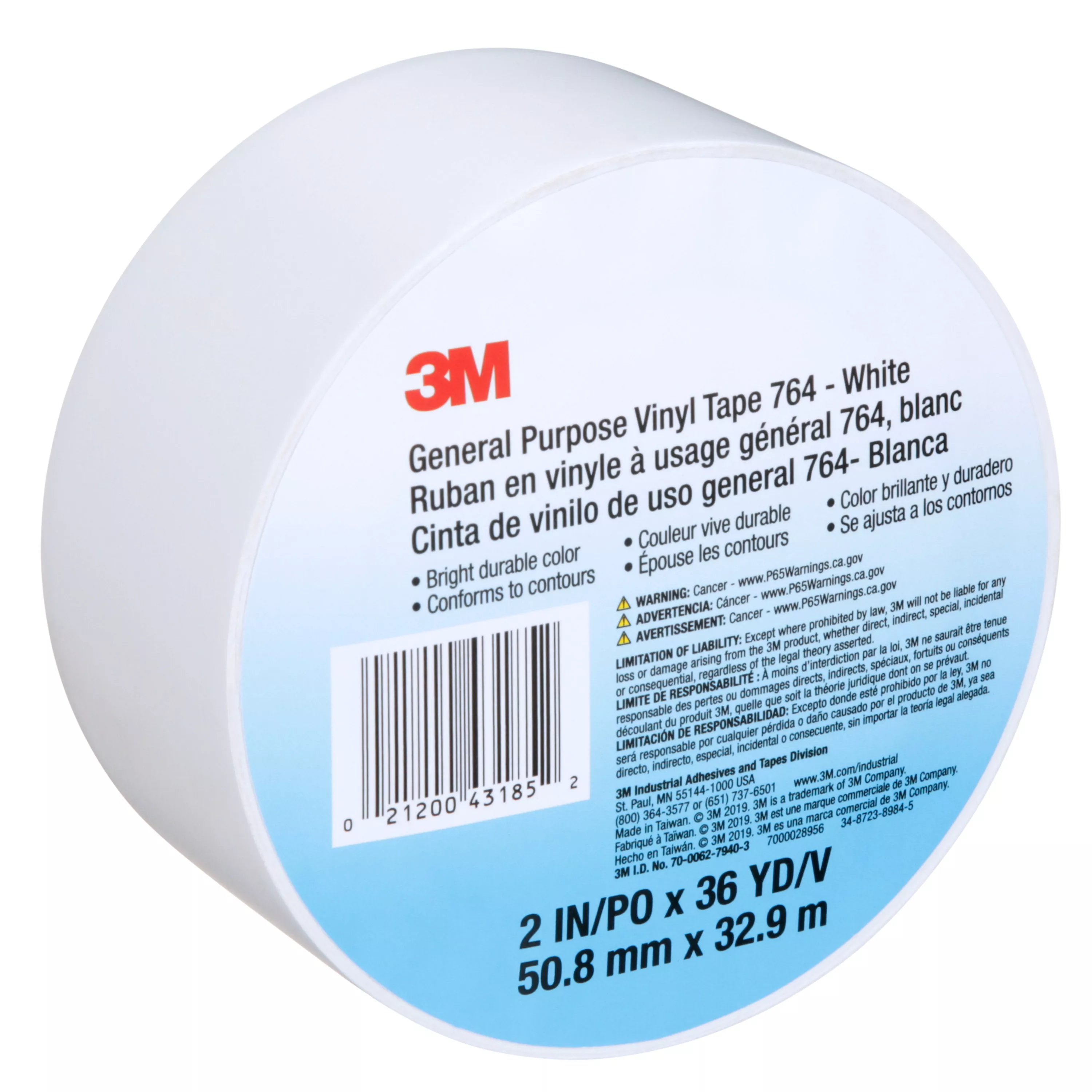 SKU 7000028956 | 3M™ General Purpose Vinyl Tape 764