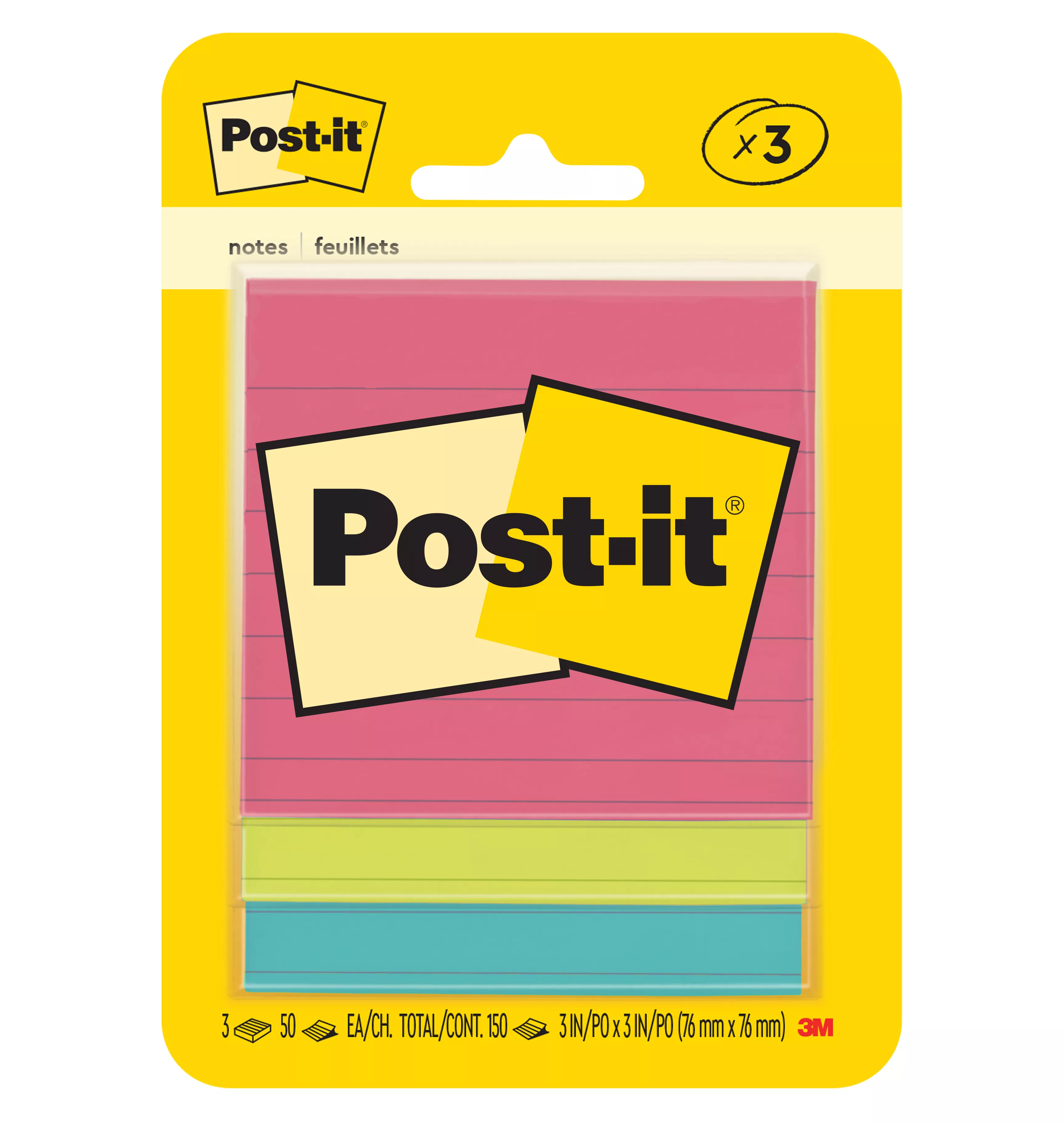 Post-it® Notes 6301, 3 in x 3 in (76 mm x 76 mm) Cape Town