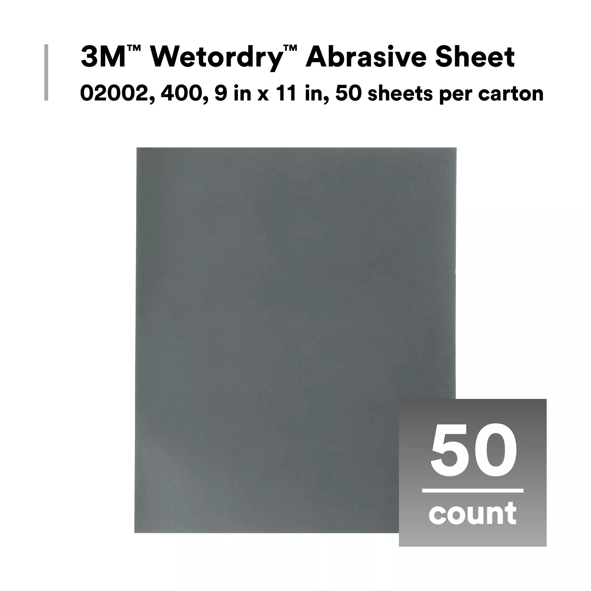 SKU 7000000318 | 3M™ Wetordry™ Abrasive Sheet 413Q