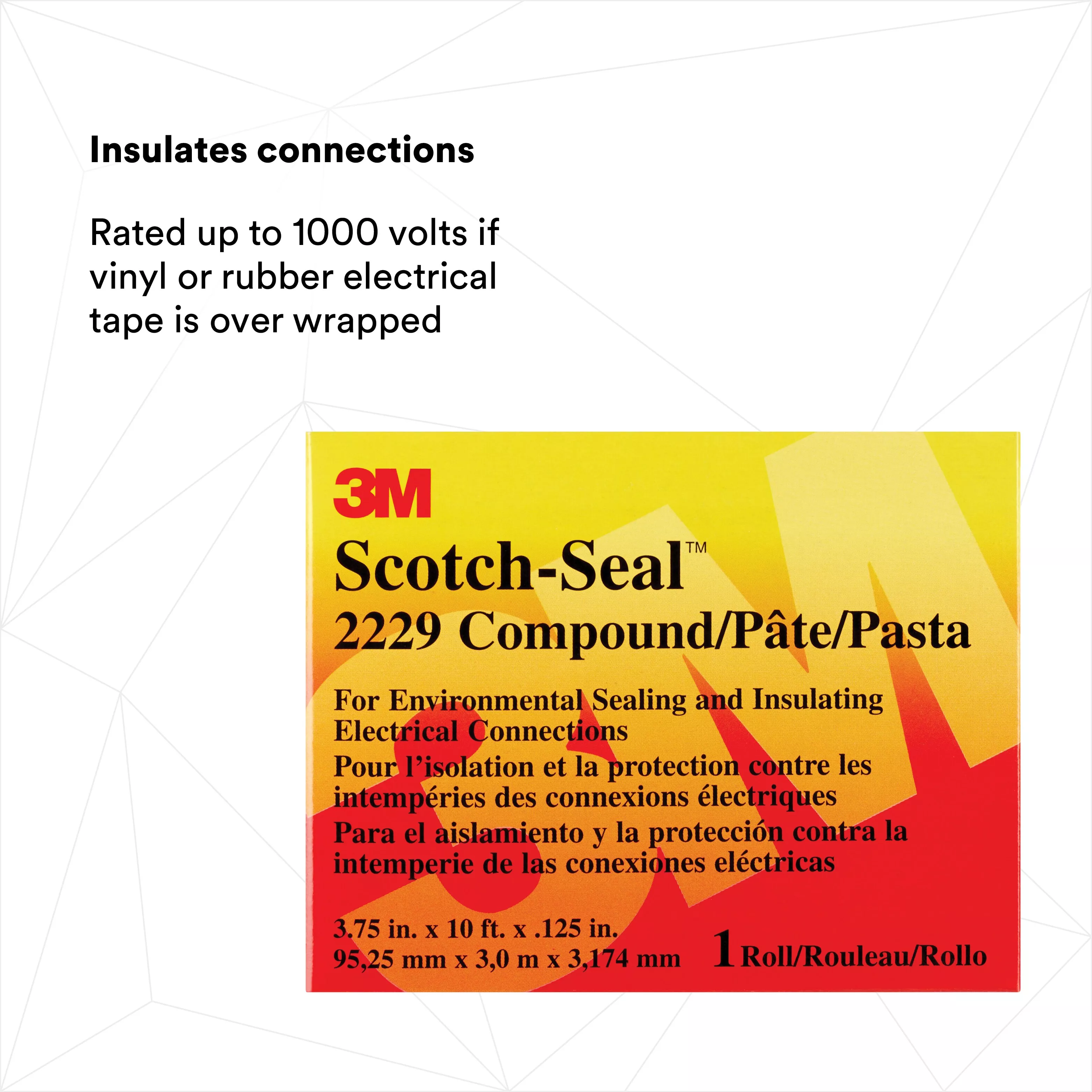 SKU 7000043008 | 3M™ Scotch-Seal™ Mastic Tape Compound 2229