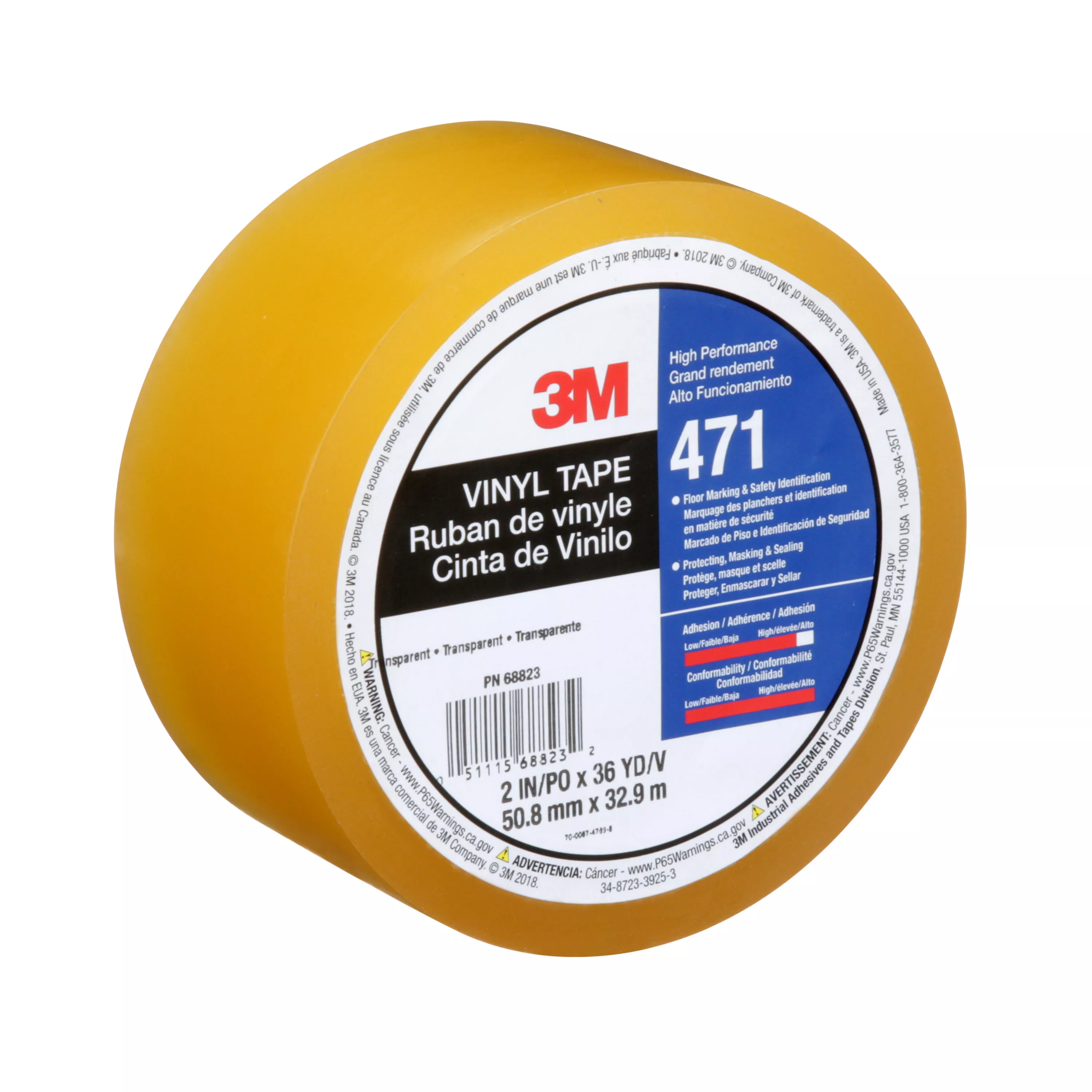 SKU 7100044331 | 3M™ Vinyl Tape 471