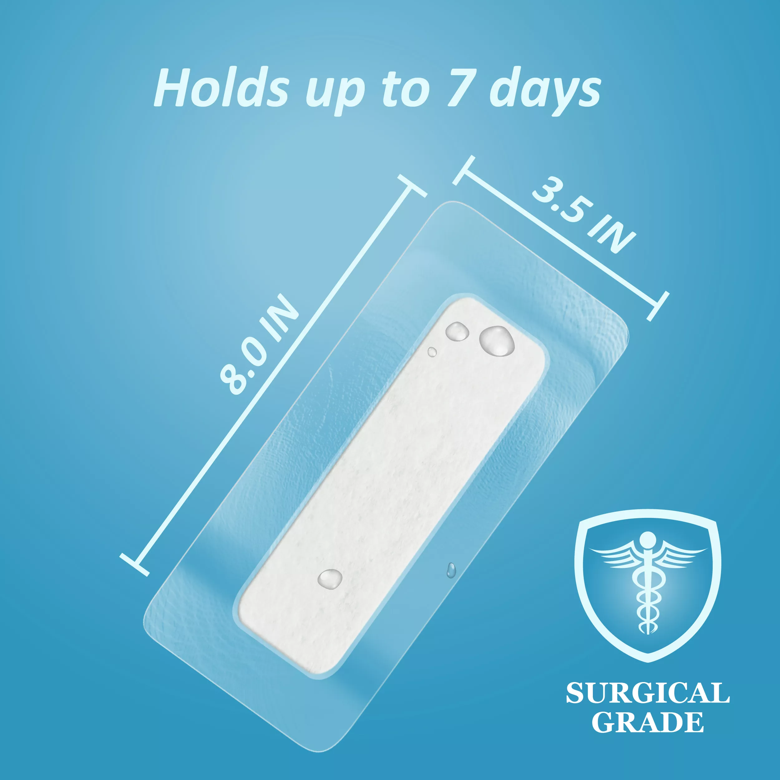 SKU 7100283310 | Nexcare™ Tegaderm™ + Pad Transparent Dressing W3590