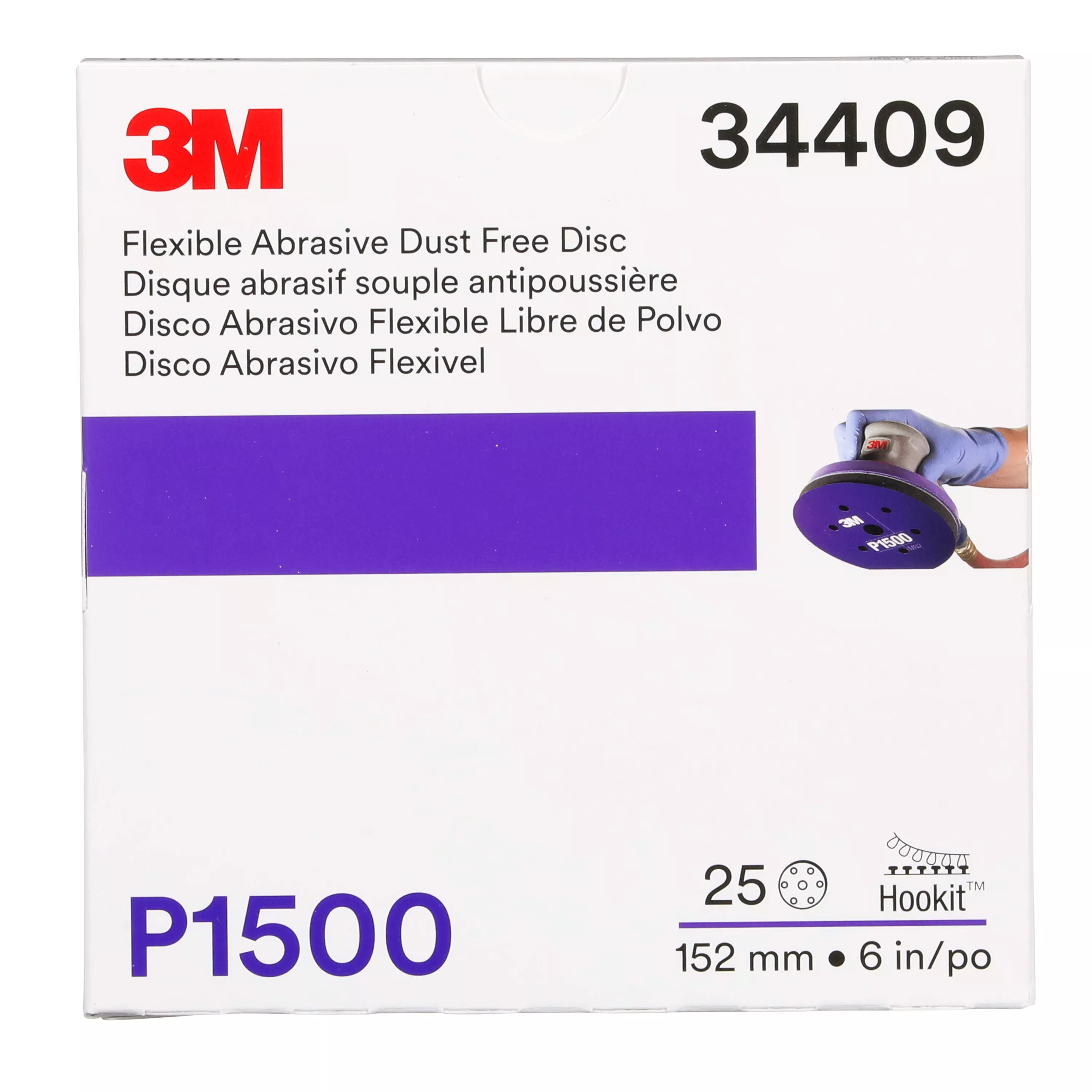 SKU 7000120198 | 3M™ Hookit™ Flexible Abrasive Disc 270J