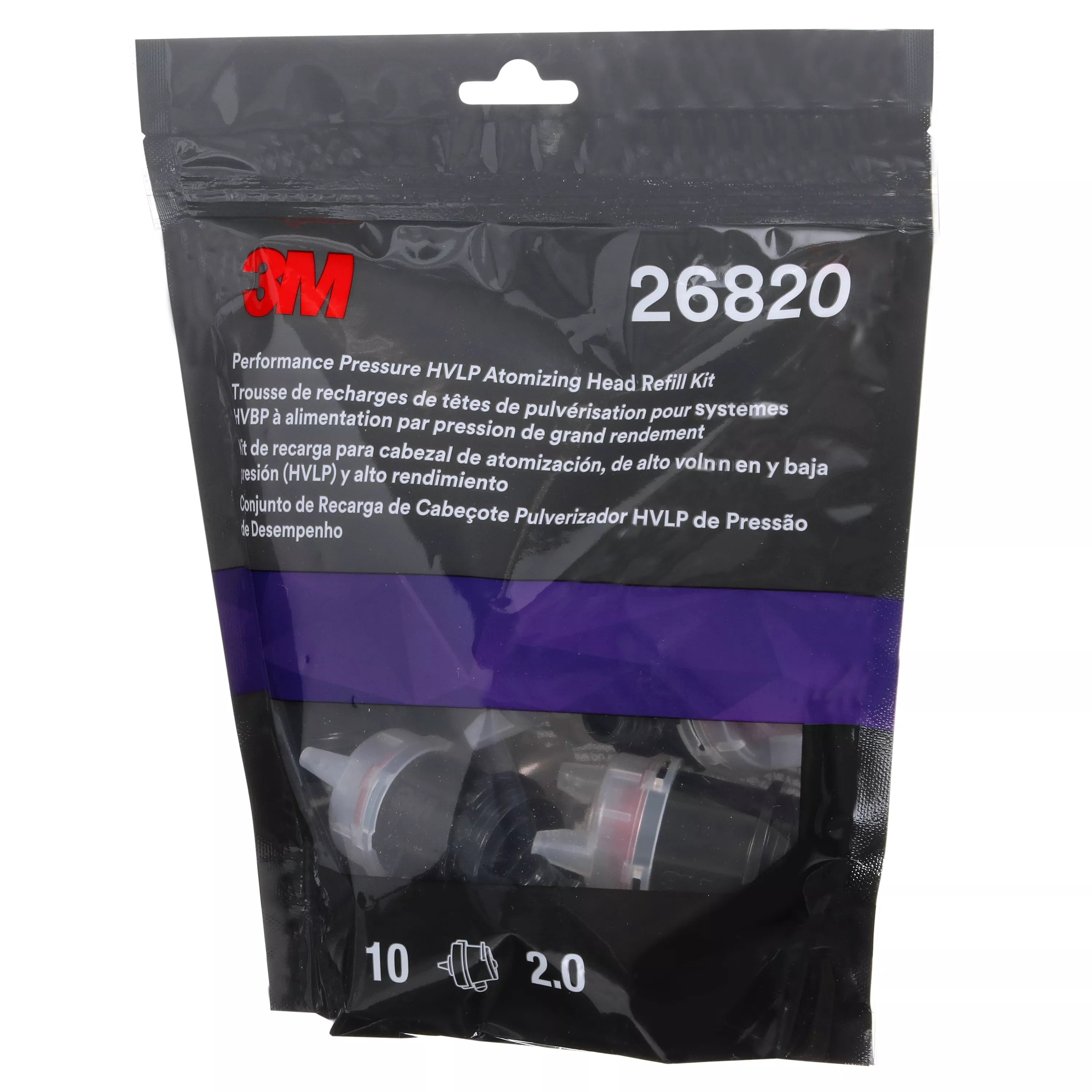 SKU 7100271256 | 3M™ Performance Pressure HVLP Atomizing Head Refill Kit 26820