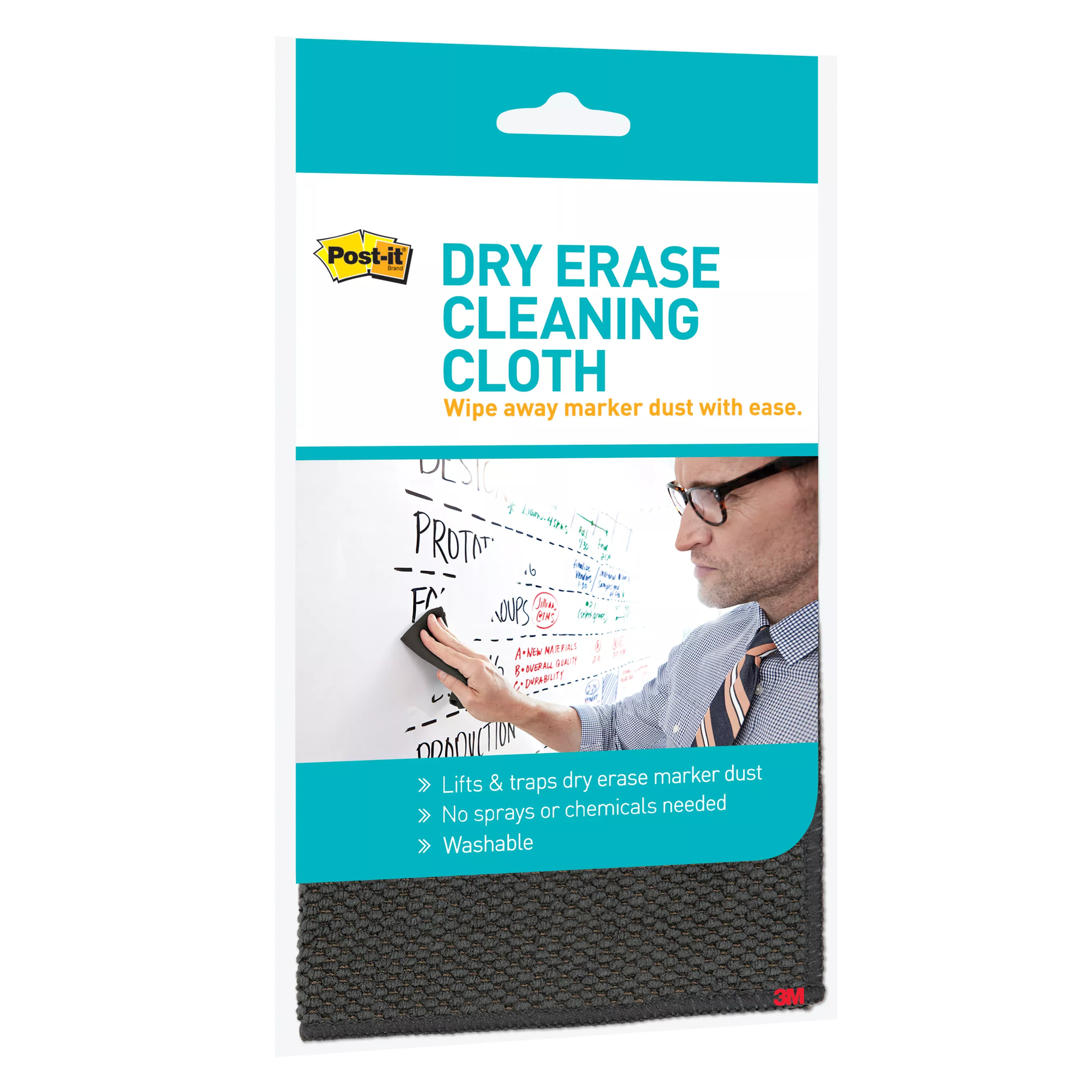 SKU 7100199897 | Post-it® Dry Erase Cleaning Cloth DEFCLOTH